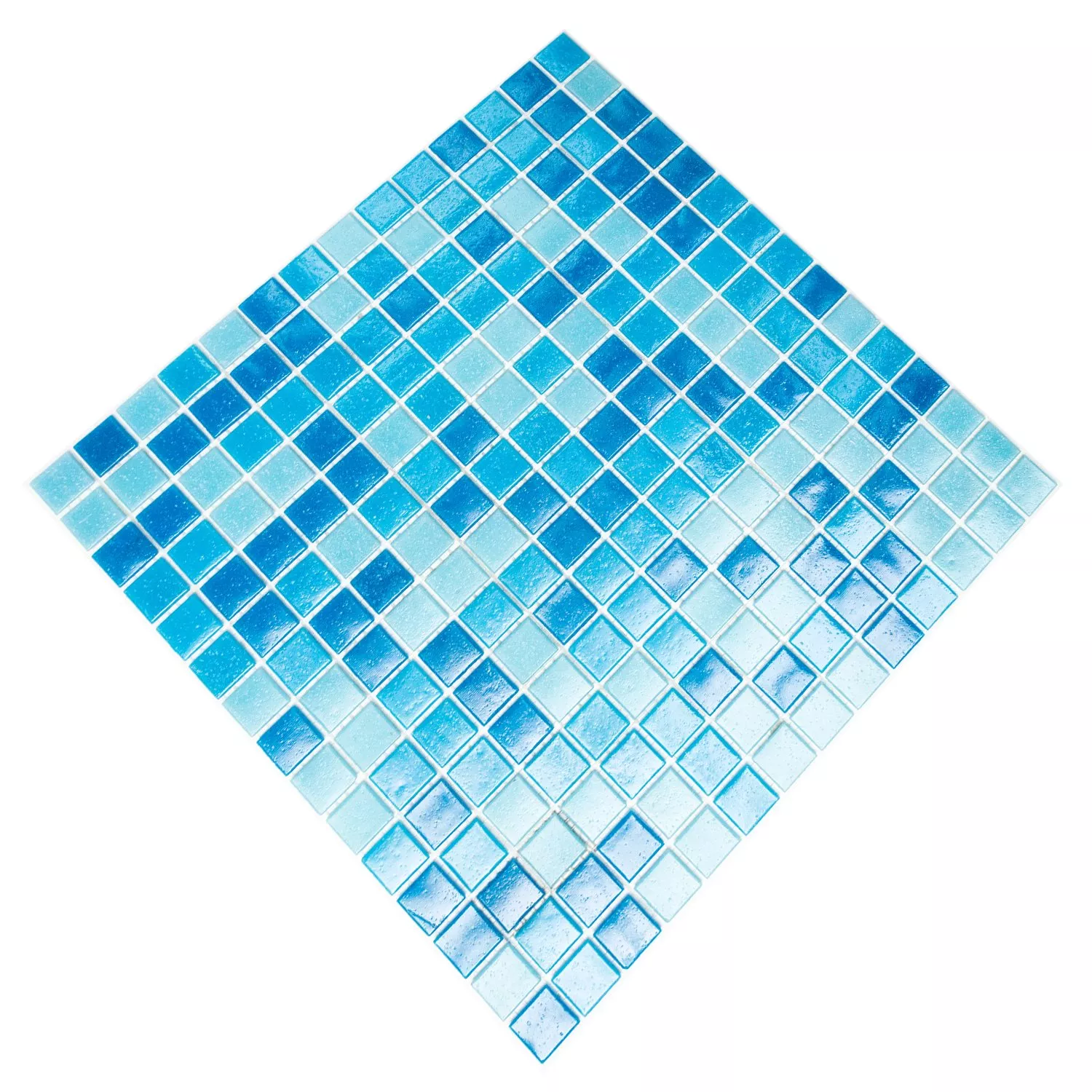 Mosaic Tiles Glass Blue Mix