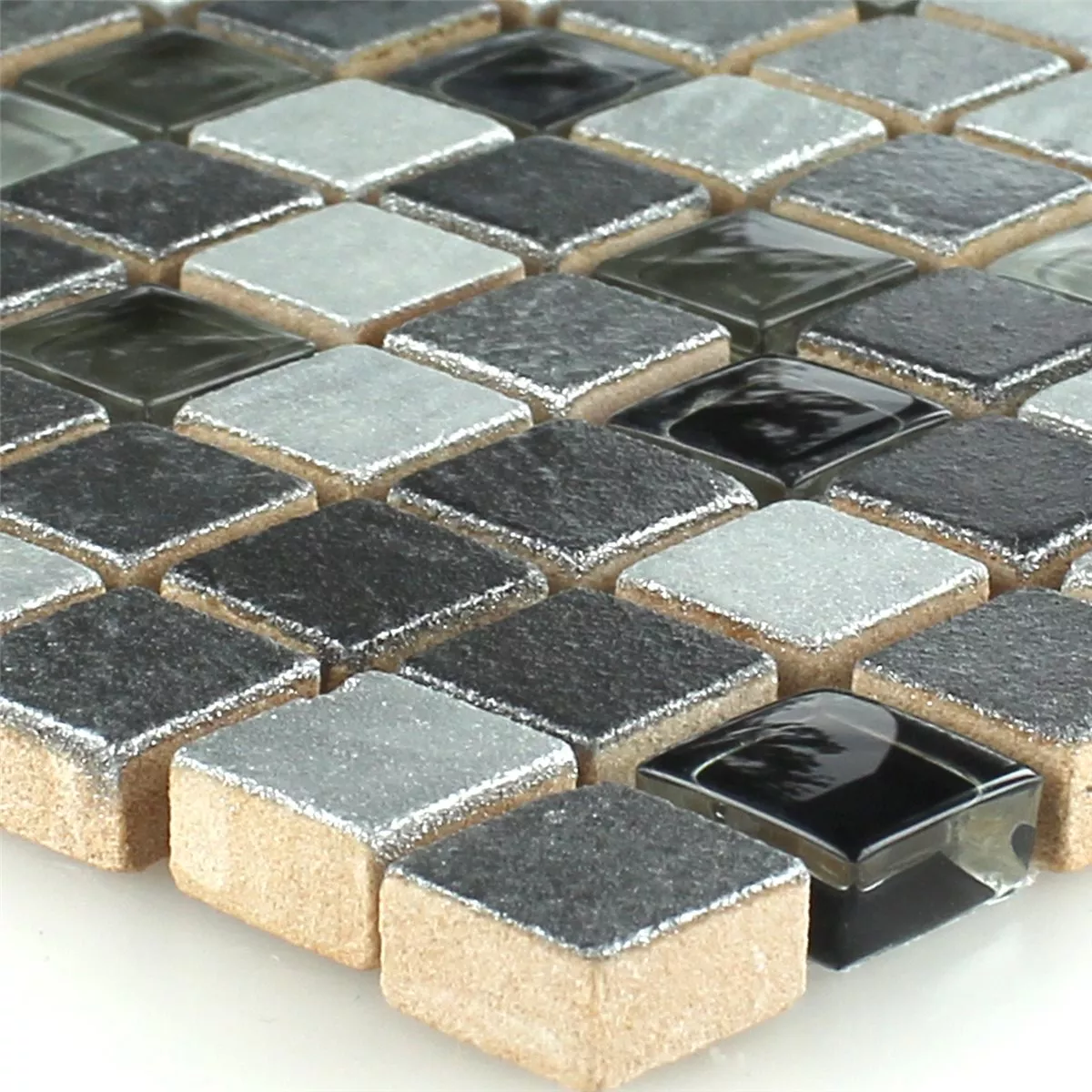 Mosaic Tiles Glass Natural Stone Mix