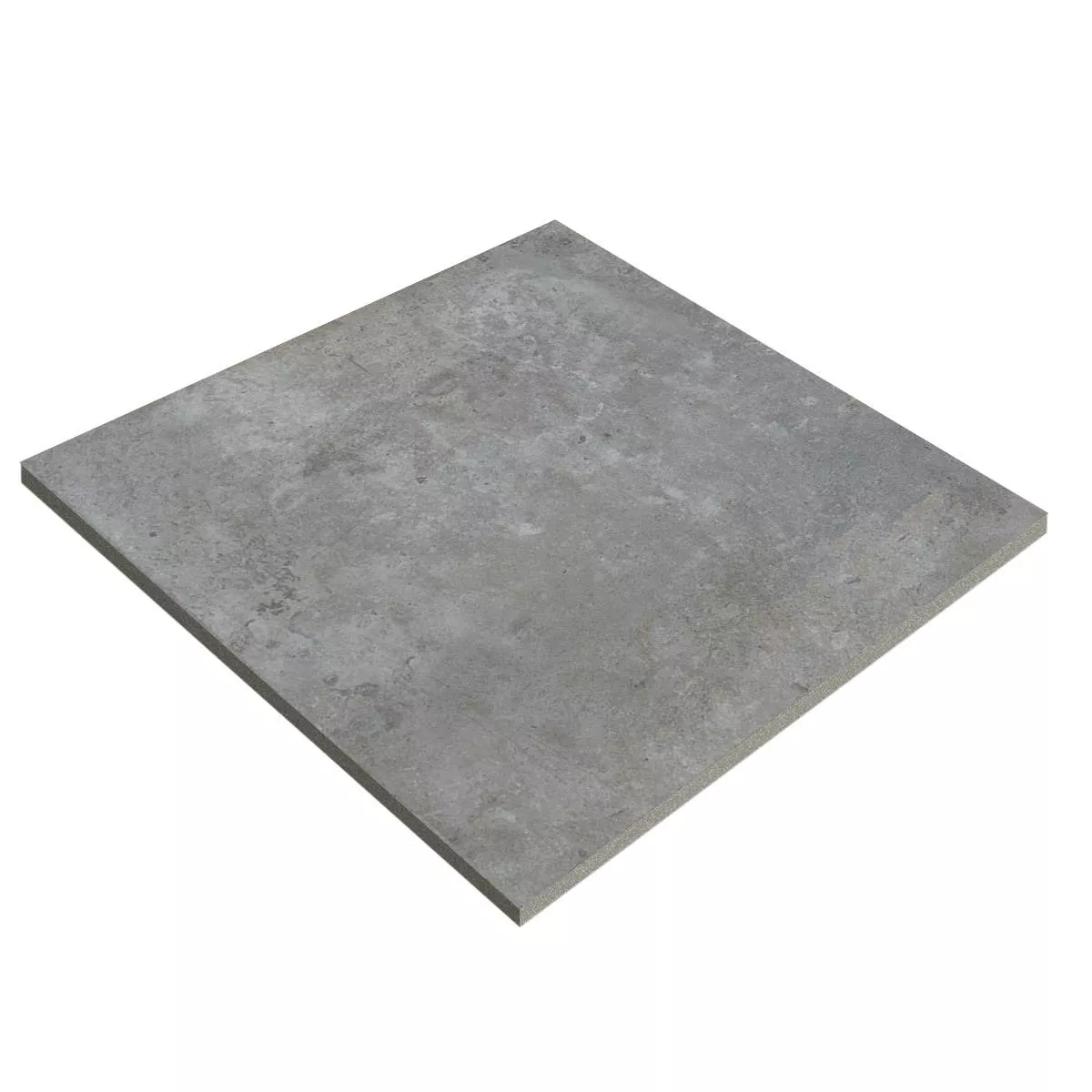 Terrace Tiles Porcelain Stoneware Bentonia Grey 60x60x2 cm