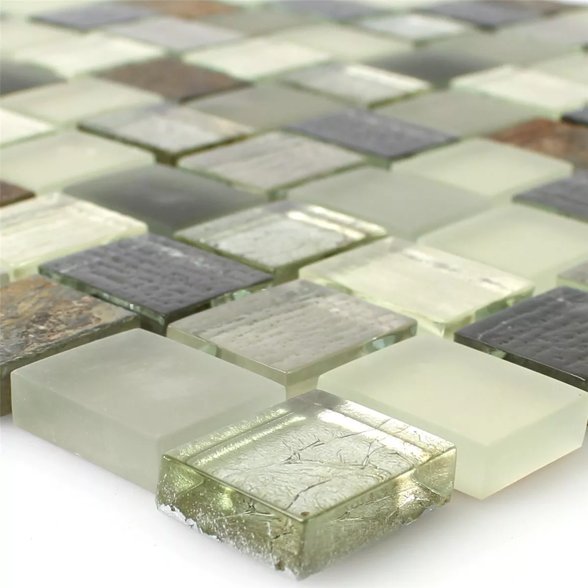 Mosaic Tiles Glass Natural Stone Rustik