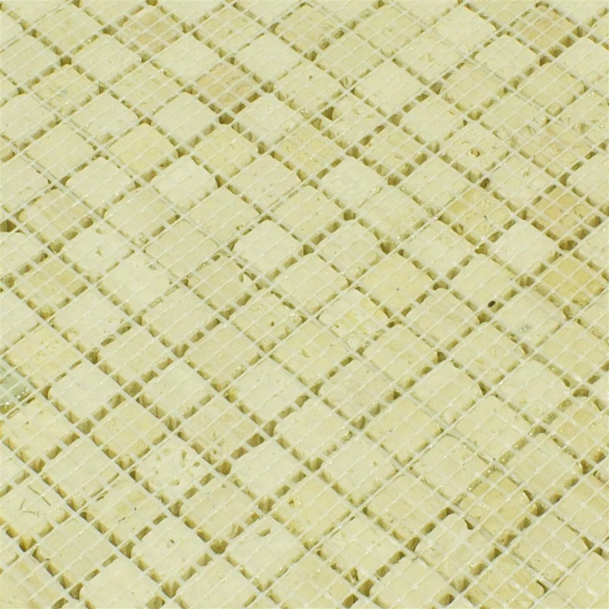 Sample Marble Natural Stone Mosaic Tiles Antika Mix Gold Creme