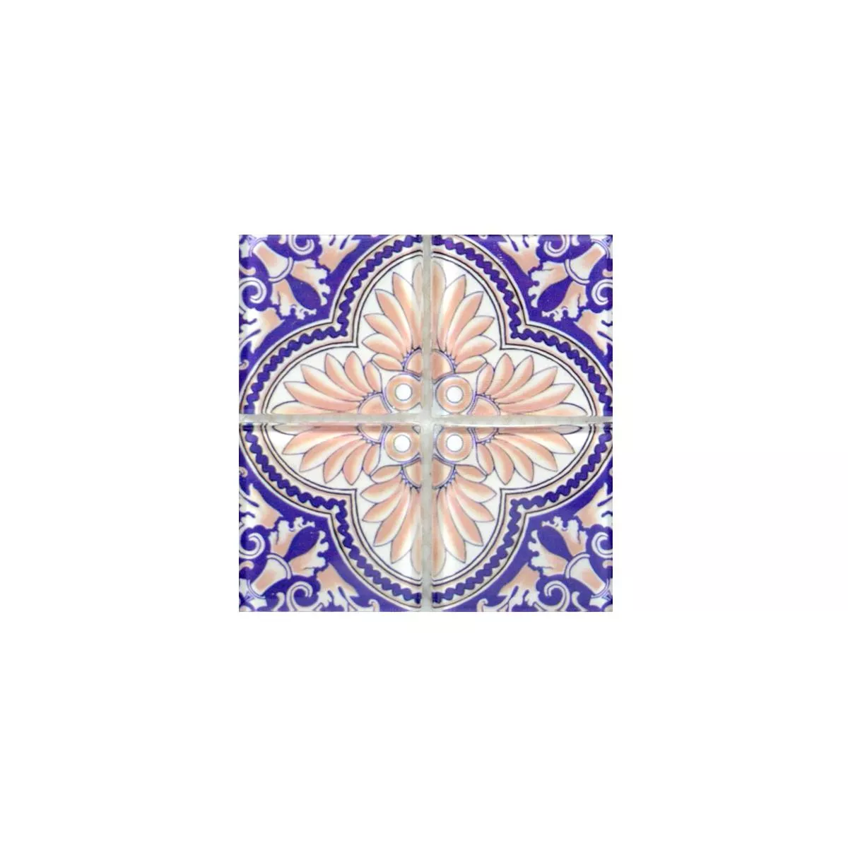 Sample Glass Mosaic Retro Tiles India Vintage Wohali