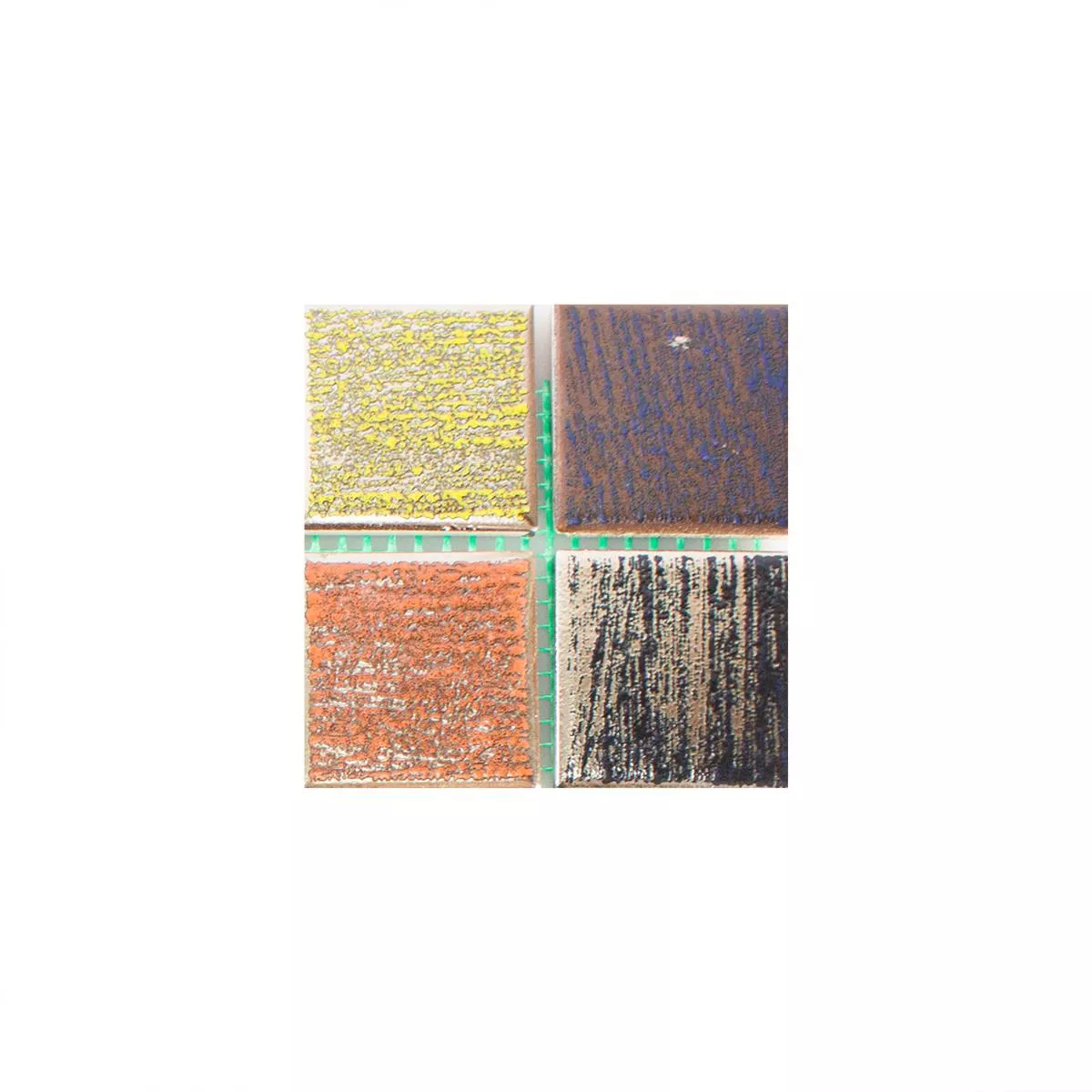 Sample Ceramic Mosaic Tiles Aracati Colored