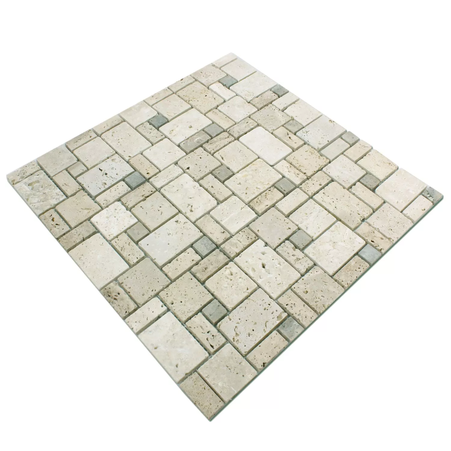 Mosaic Tiles Airbrush Travertin Beige