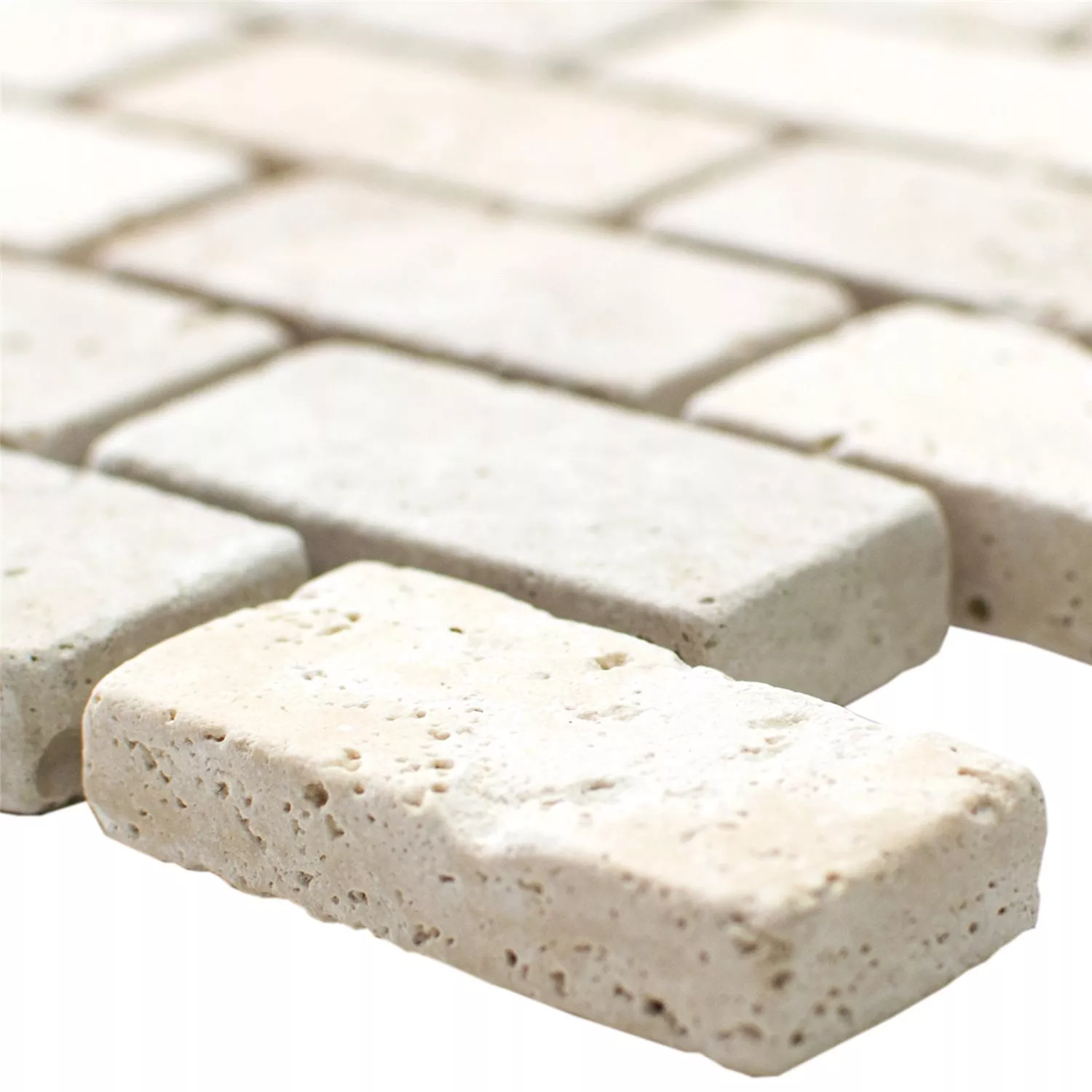 Mosaic Tiles Travertine Barga Beige Brick Mosaic Tiles Travertine Barga Beige Brick