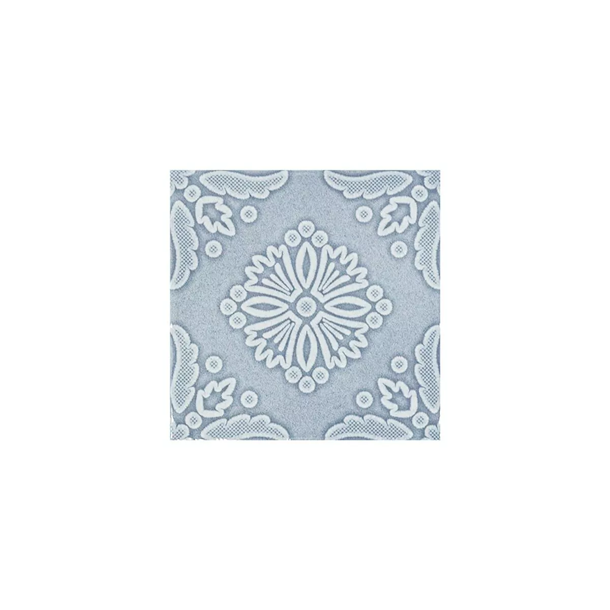 Sample Ceramic Mosaic Tiles Rivabella Relief Blue
