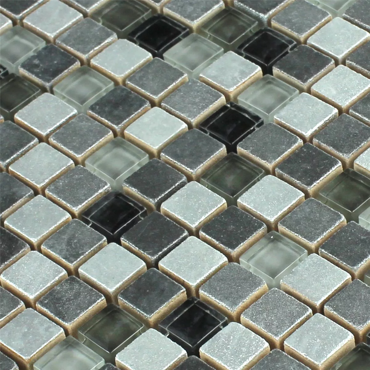 Sample Mosaic Tiles Glass Natural Stone Mix