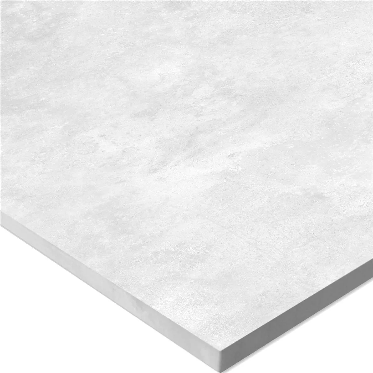Floor Tiles Illusion Metal Optic Lappato White 60x60cm