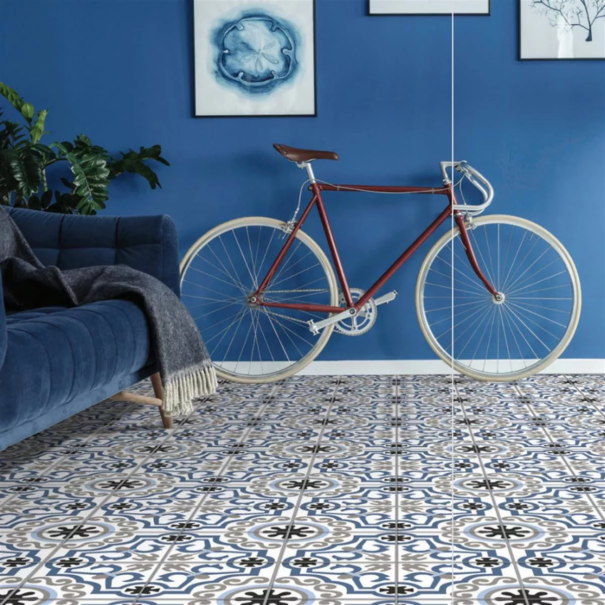 Sample Cement floor tiles optics Dalton 20x20cm