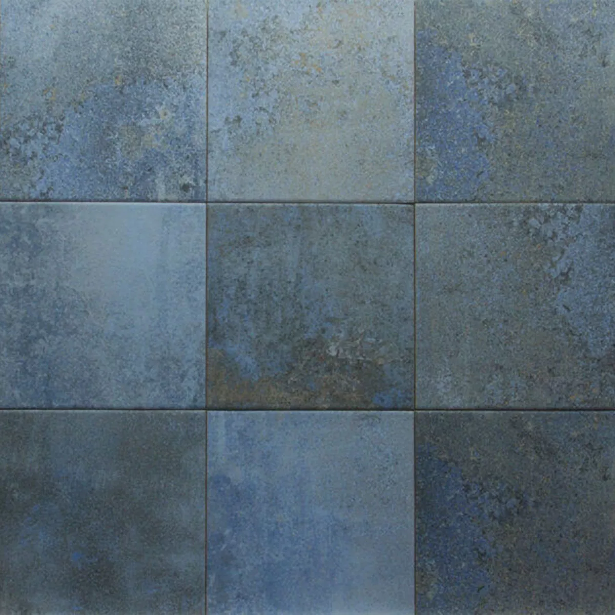 Porcelain Stoneware Swimming Pool Tiles Palencia Dark Blue Square 22,5