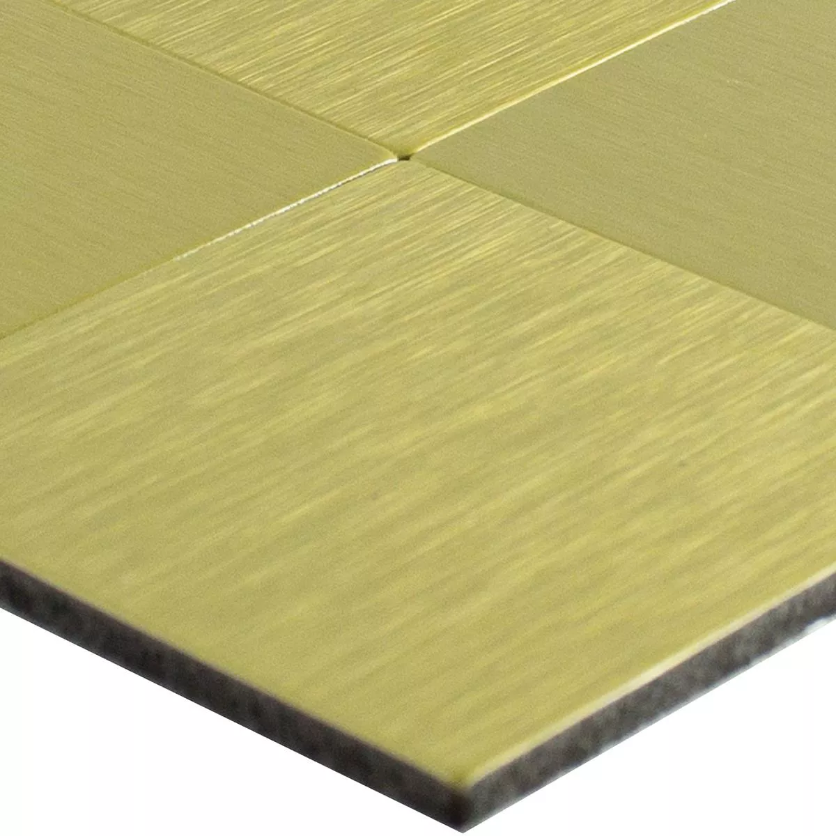 Sample from Mosaic Tiles Metal Self Adhesive Vryburg Gold Square 