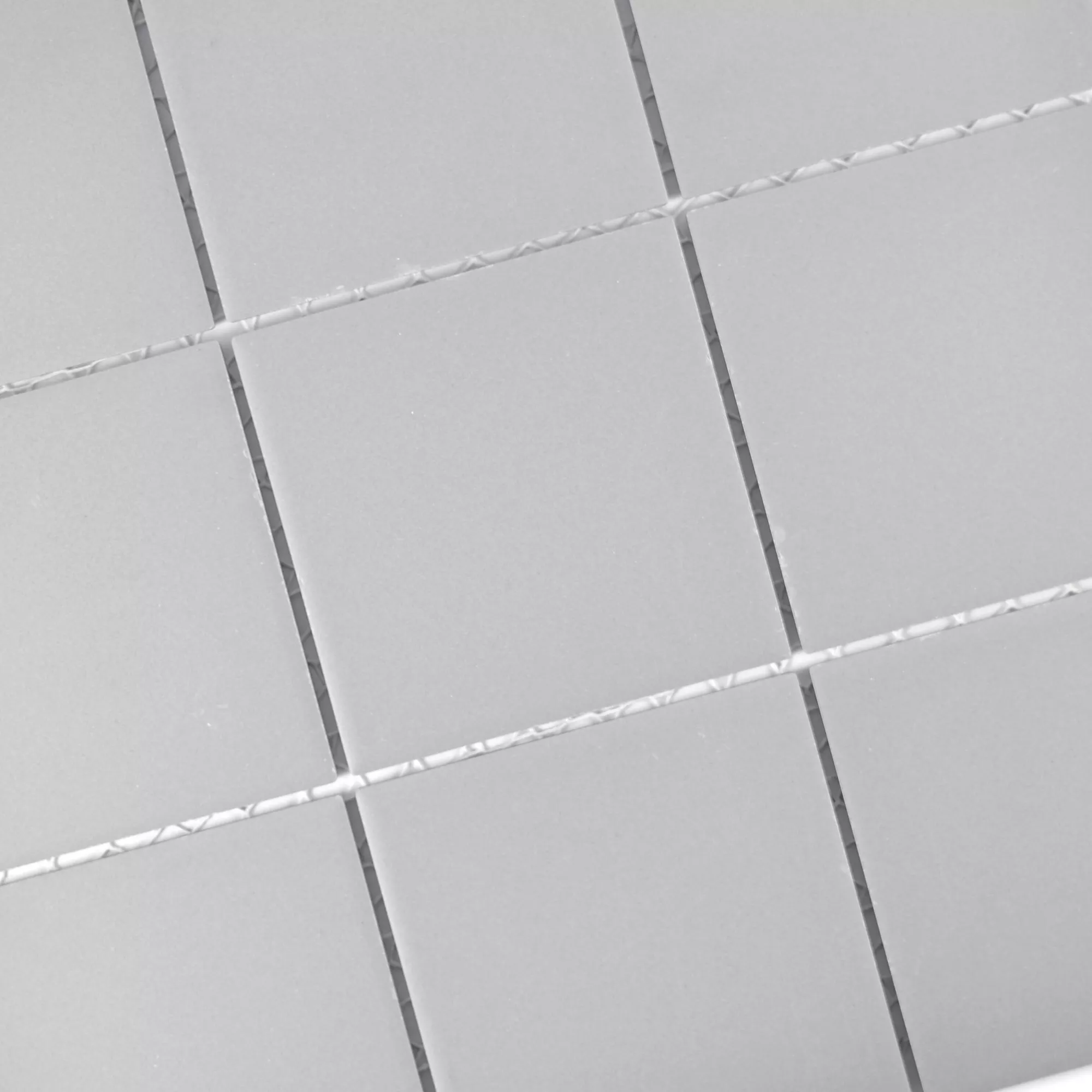 Ceramic Mosaic Miranda Light Grey Non-Slip Unglazed Q97