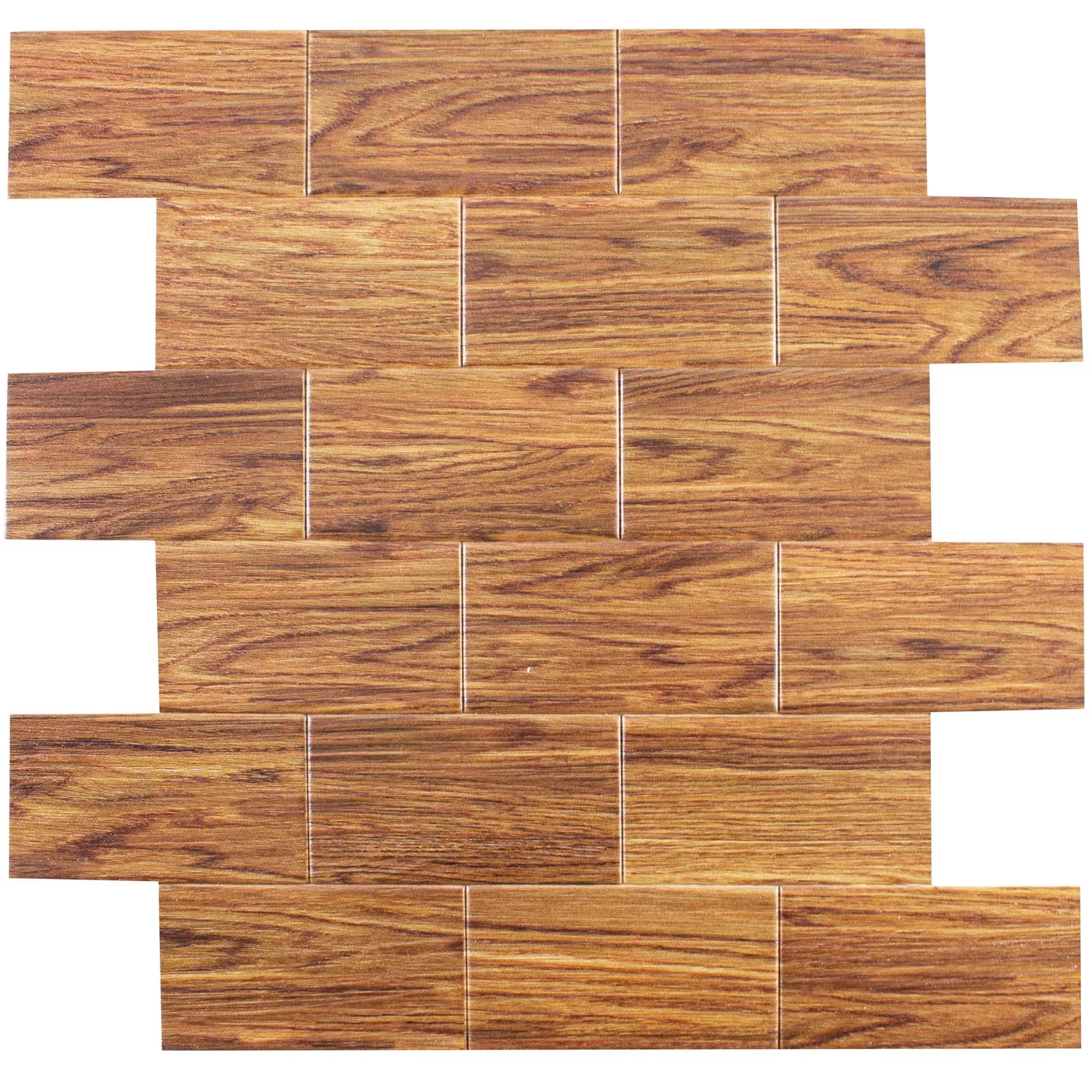 Sample Mosaic Tile Vinyl Medusa Self Adhesive Dark Brown