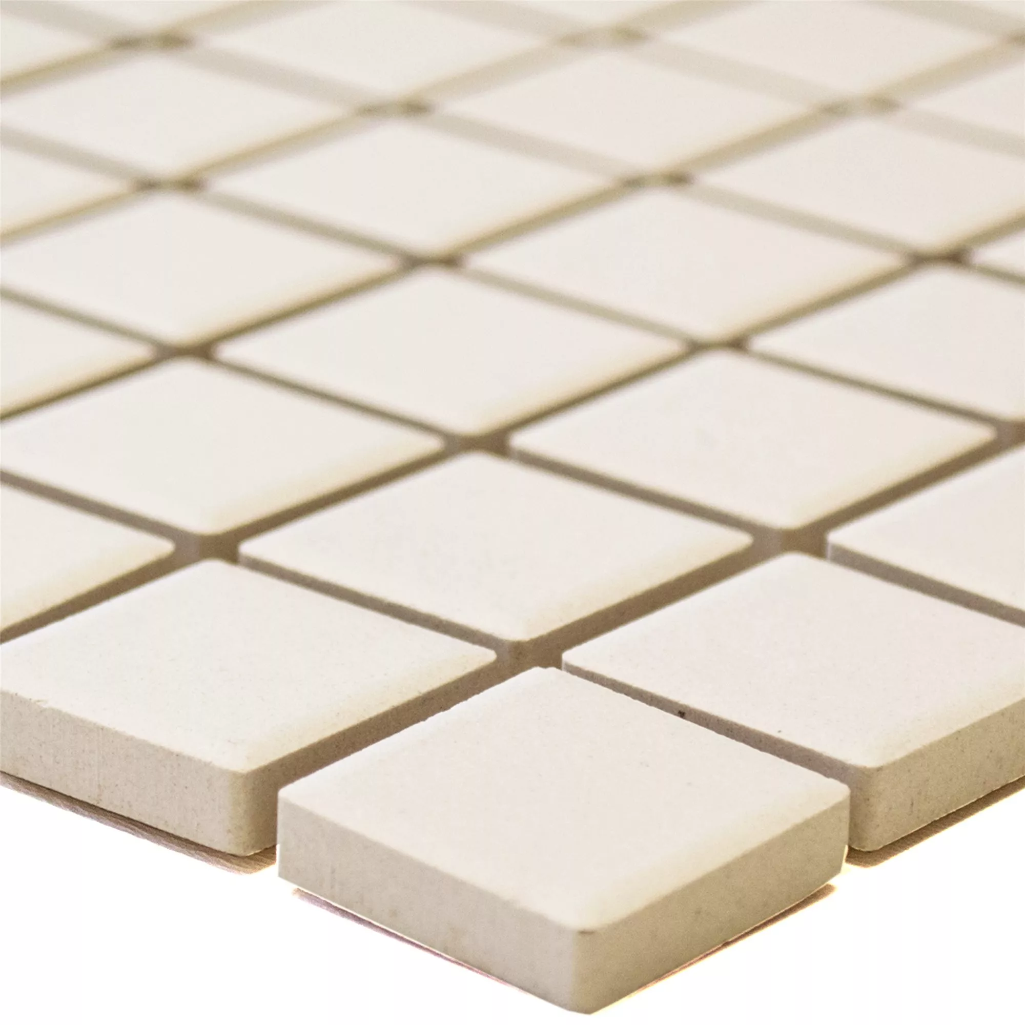 Ceramic Mosaic Miranda Non-Slip Light Beige Unglazed Q25 Ceramic Mosaic Miranda Non-Slip Light Beige Unglazed Q25