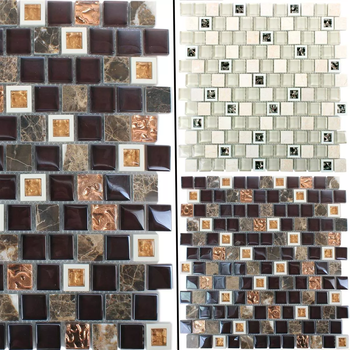 Sample Glass Plastic Natural Stone Mosaic Historico