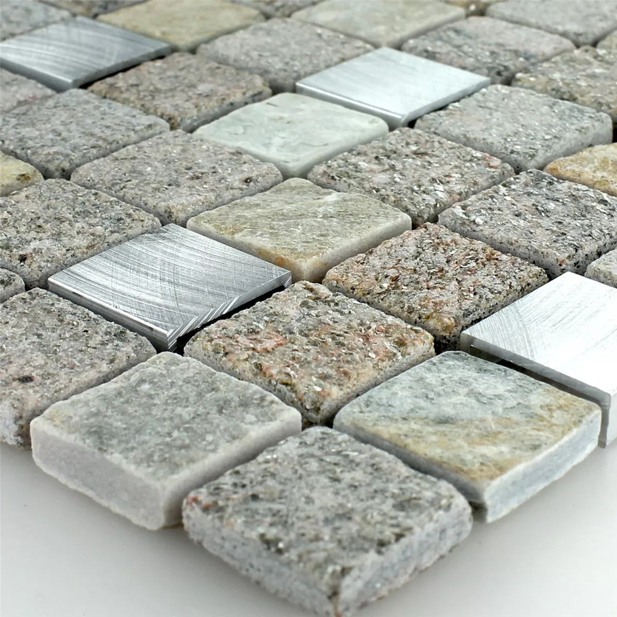 Mosaic Tiles Quartzite Alu Natural Stone 23x23x8mm Mosaic Tiles Quartzite Alu Natural Stone 23x23x8mm