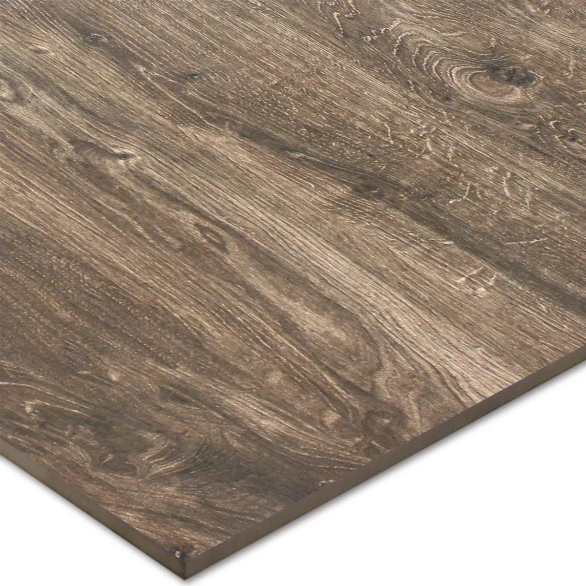 Sample Floor Tiles Wood Optic Tibet Dark Brown 60x120cm