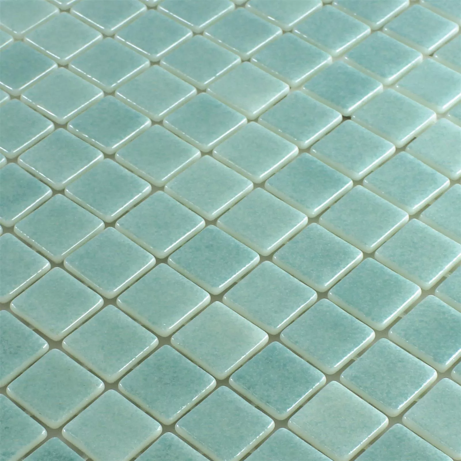 Glass Swimming Pool Mosaic Lagune R11C Cyan