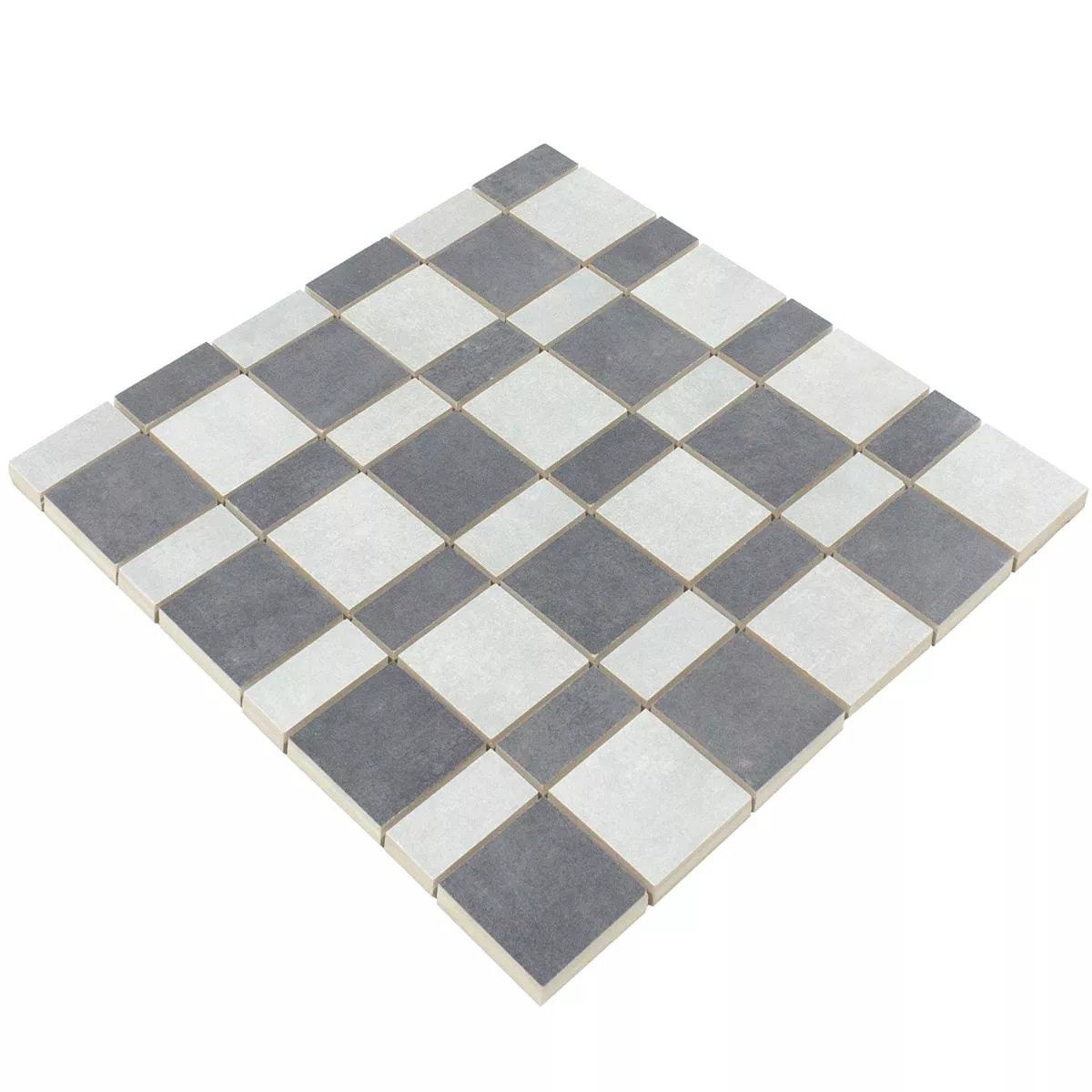 Sample Ceramic Mosaic Tile Kanorado Grey Mix