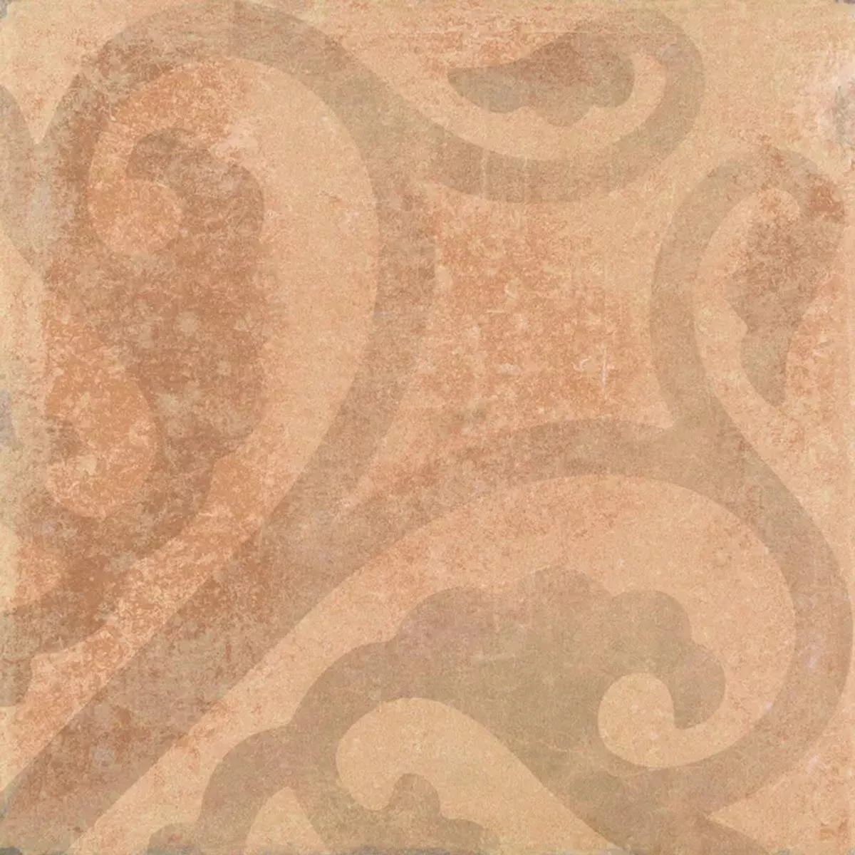 Queens Terracotta Brown Decor 25x25 cm