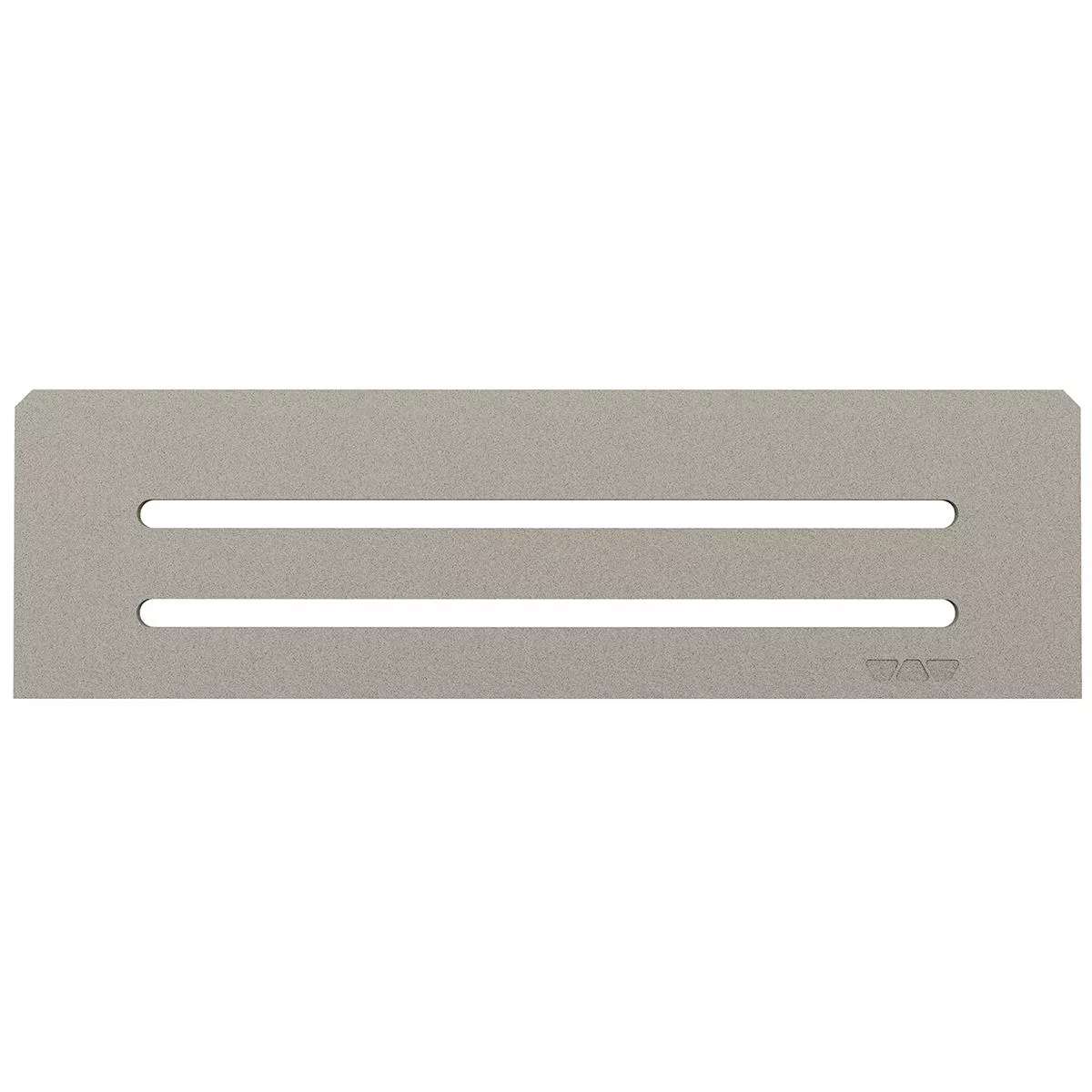 Nischen Wandablage Schlüter Rechteck 30x8,7cm Wave Grau