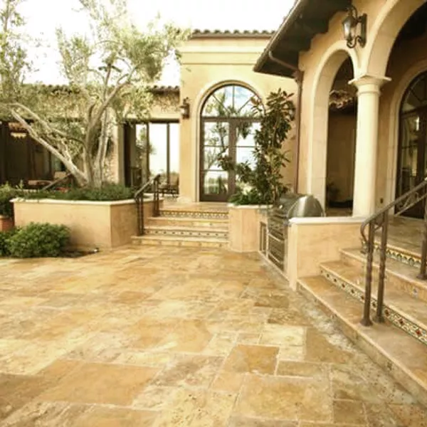 Natural Stone Tiles Travertine Castello Gold