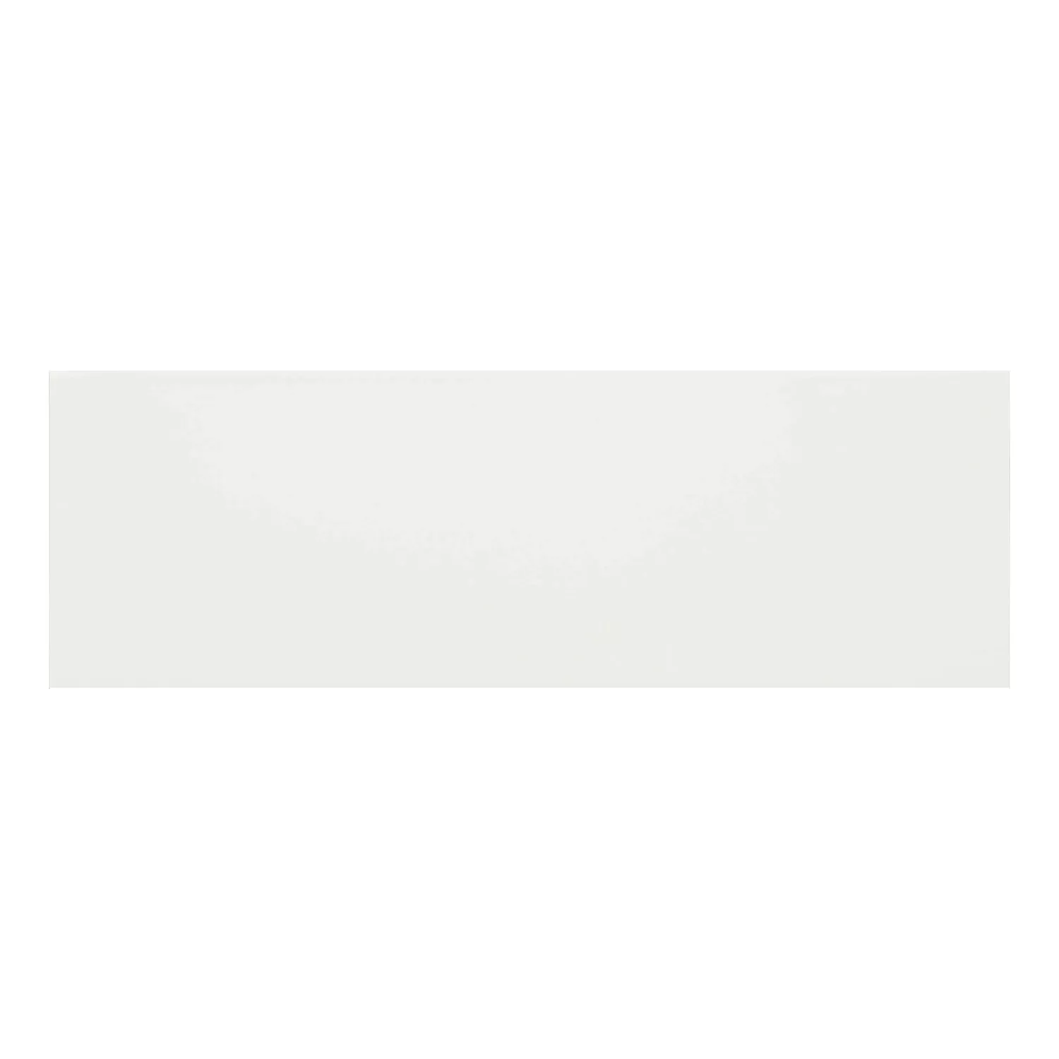 Metro tile Blanc Mat 10x30 cm Without Facet Candy Blanco