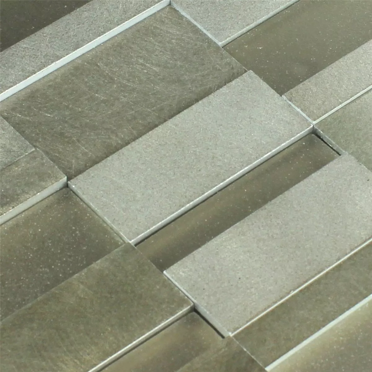 Sample Mosaic Tiles Glass Metal Mud Mix