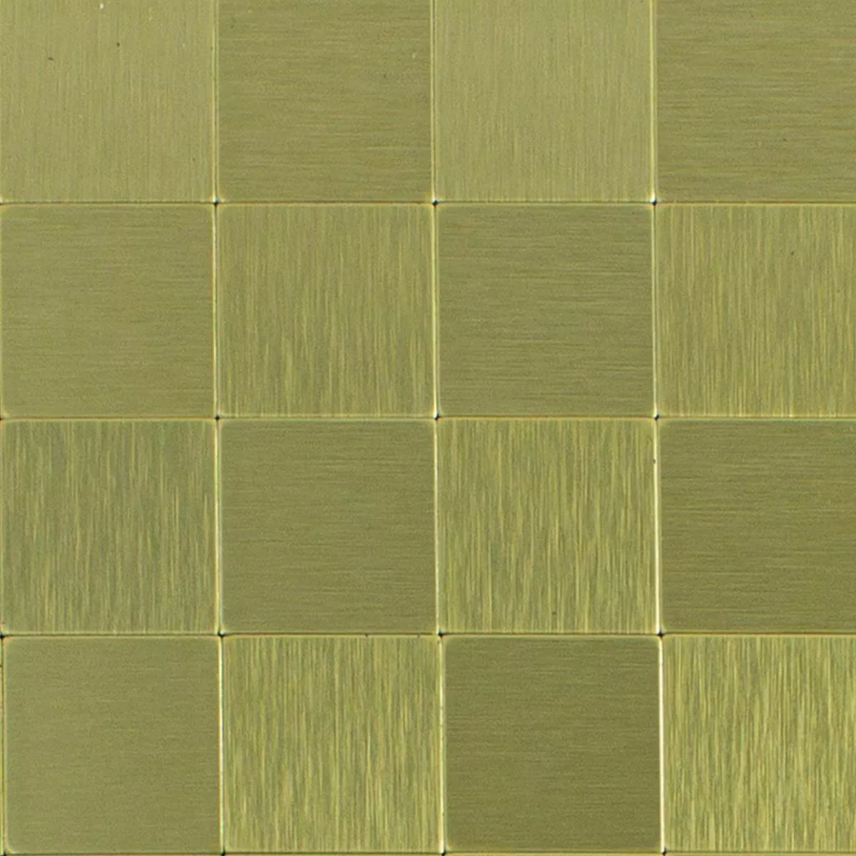 Sample from Mosaic Tiles Metal Self Adhesive Vryburg Gold Square 