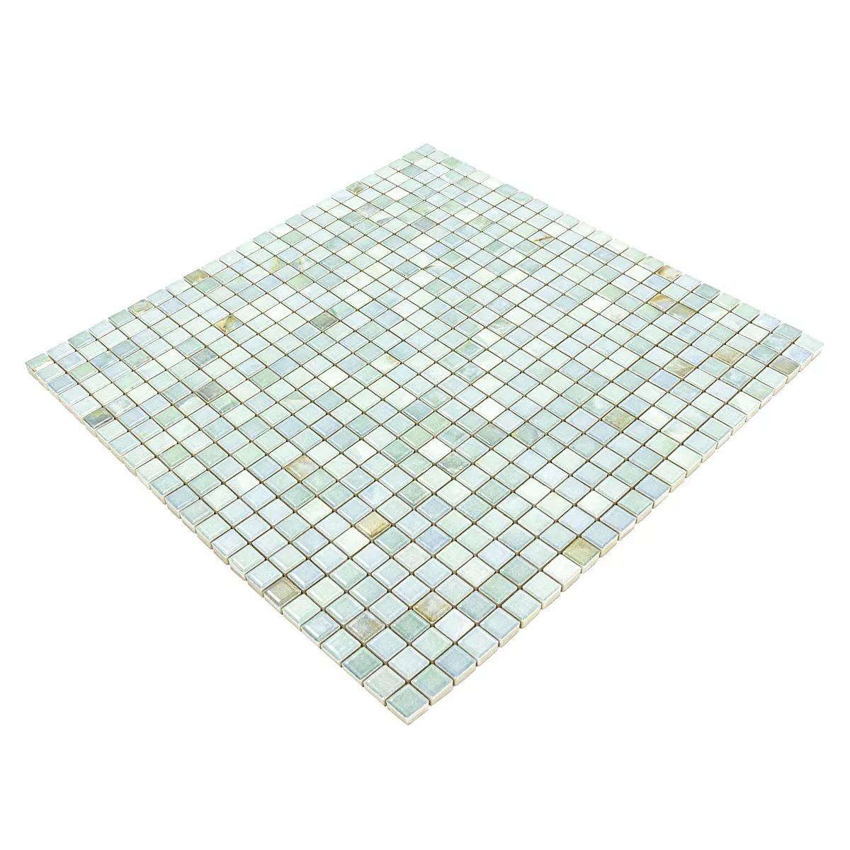 Ceramic Mosaic Tiles Elysium Marble Optic Sky Blue 12