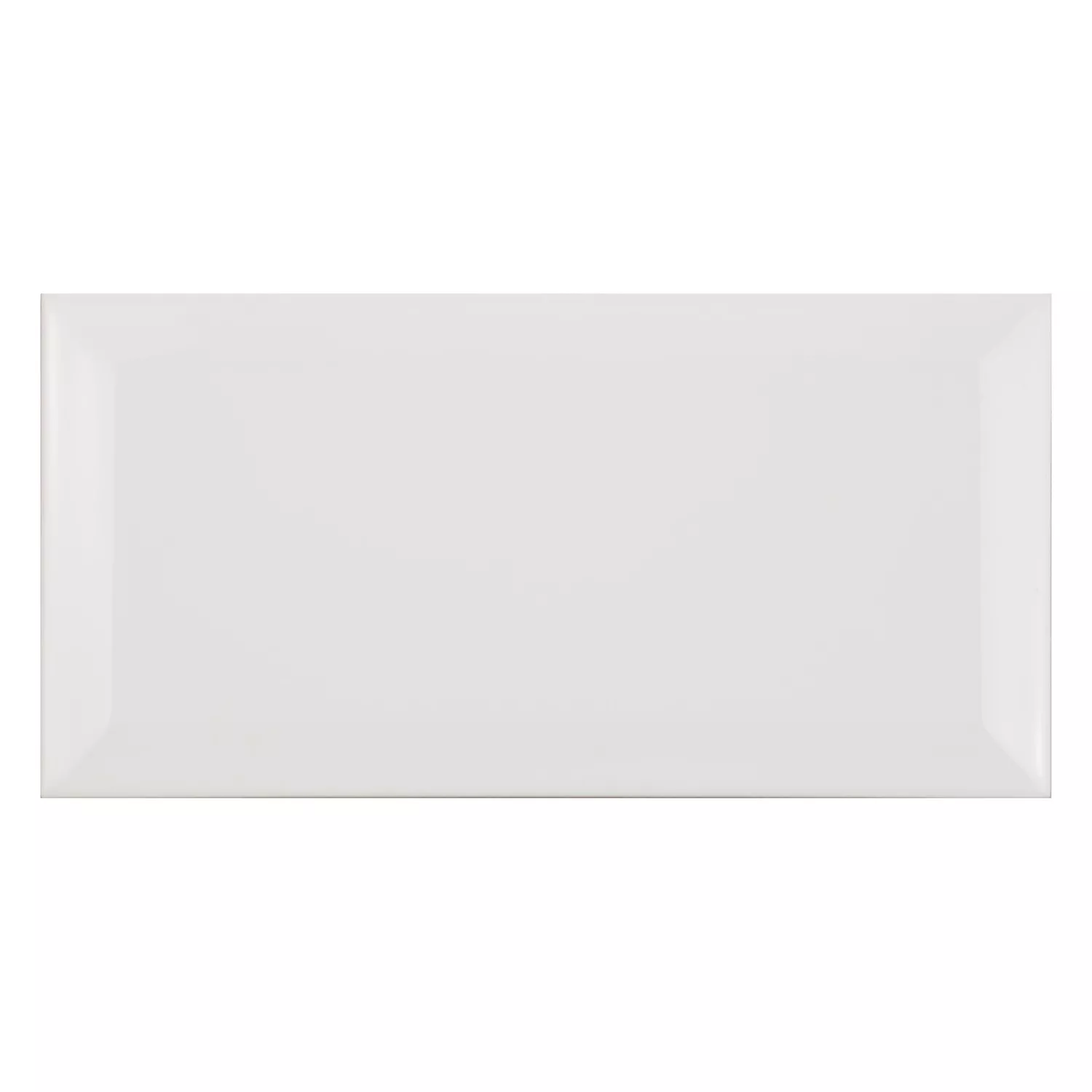 Metro tile Blanc Mat 10x20 cm Facet Jasper Blanco