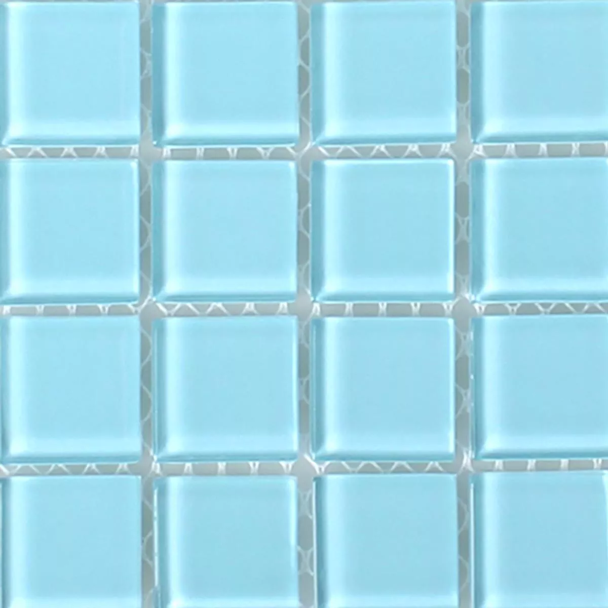 Sample Glass Mosaic Tiles Florida Light Blue