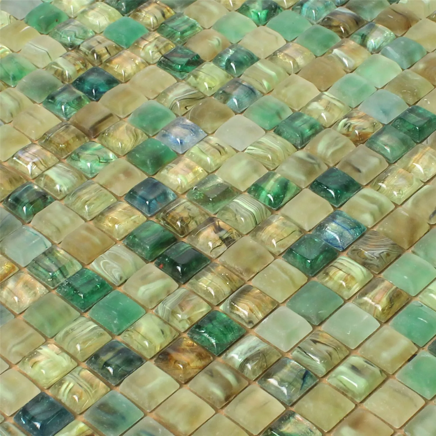 Sample Glass Swimming Pool Mosaic Tiles Pergamon Green