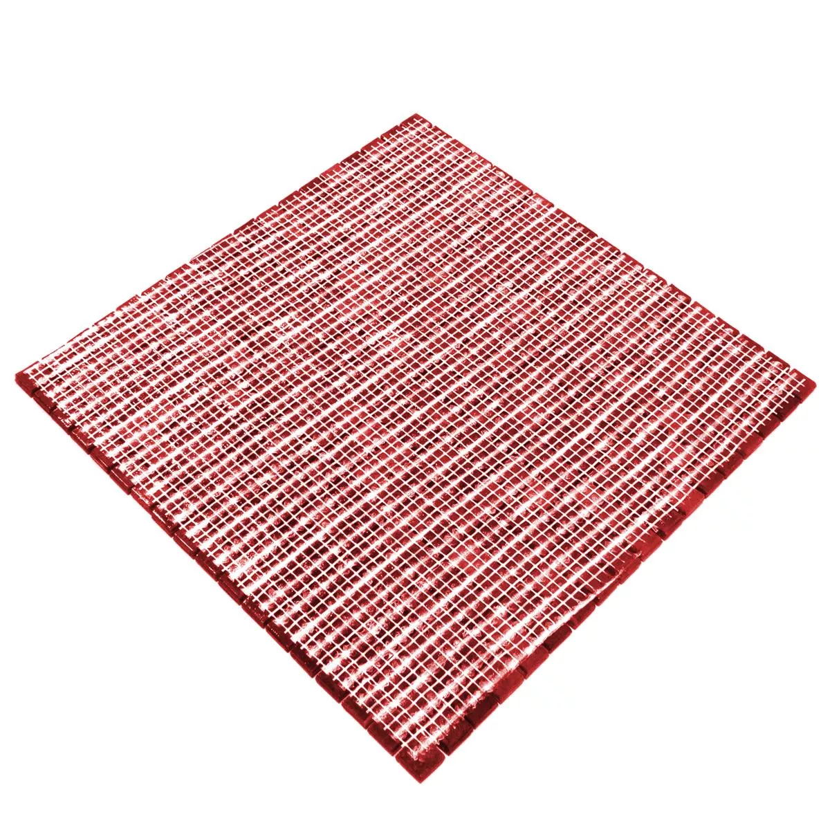 Sample Glass Mosaic Tiles Vera Red Mix