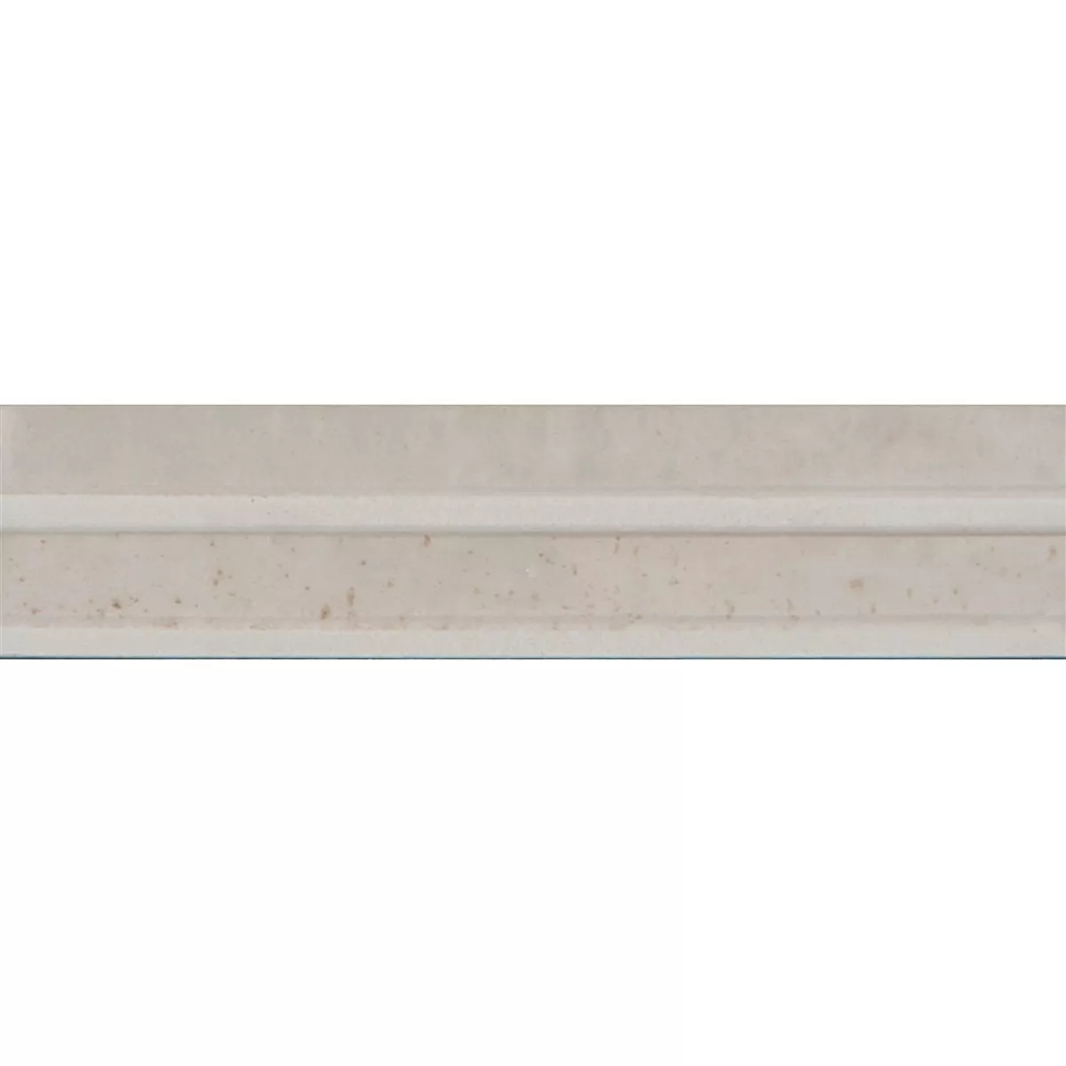 Artemis Bone Glossy Structured 3D 6x24 cm