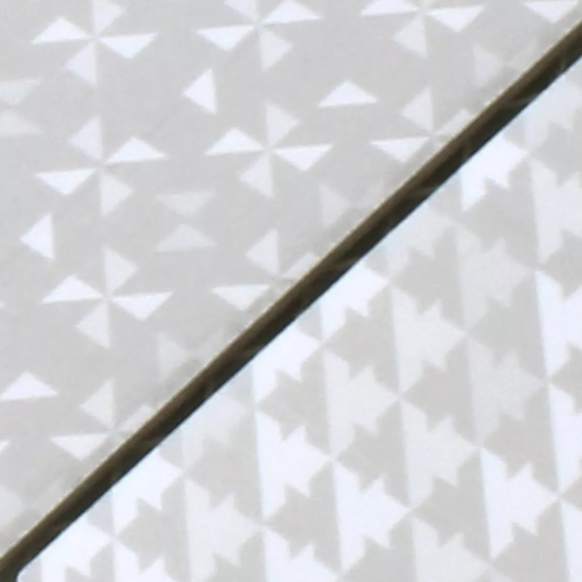 Sample Mosaic Tiles Ceramic Cement Optic Geo Grey