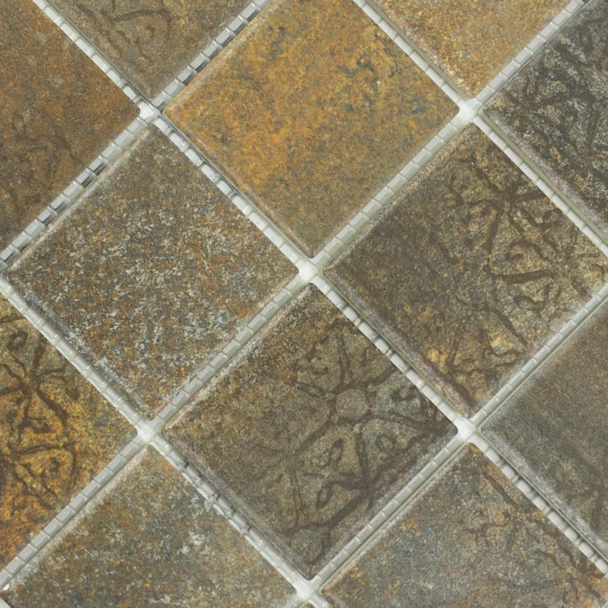 Ceramic Mosaic Tiles Sorrento Brown