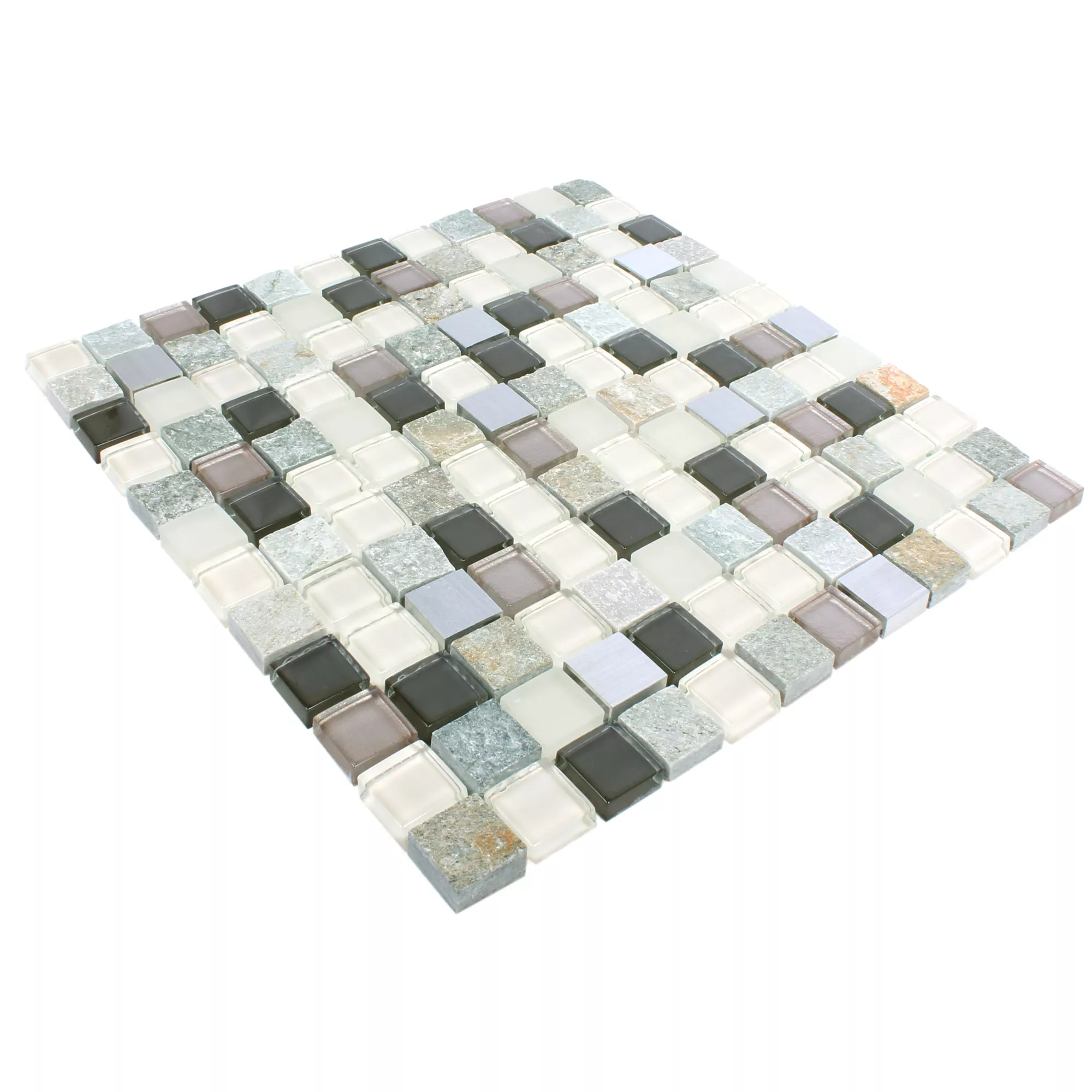 Mosaic Tiles Natural Stone Glass Metal Mix Altona