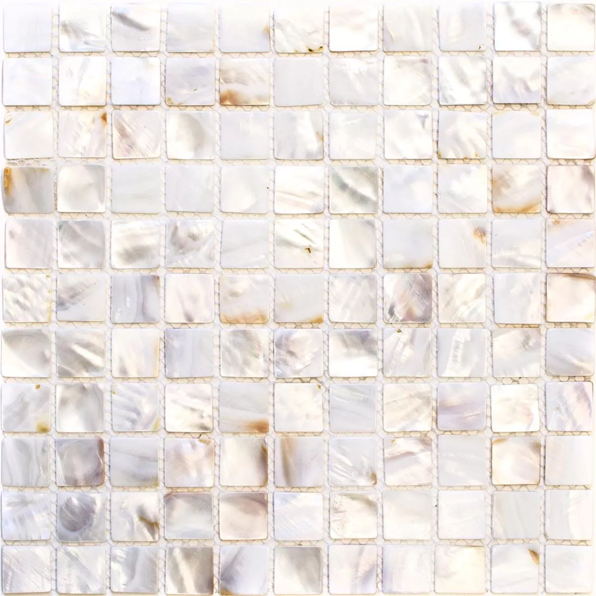Mosaic Tiles Nacre Xenia White