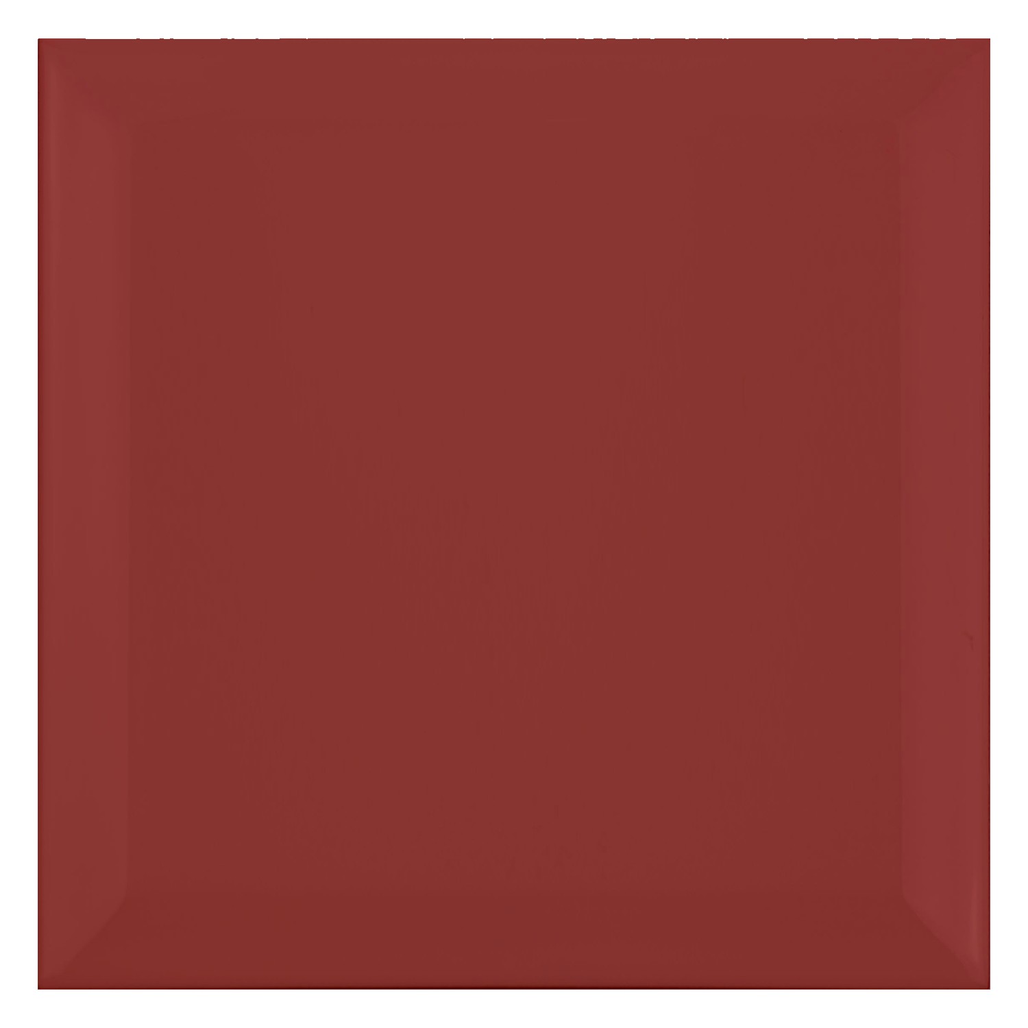 Metro tile Red Mat 15x15 cm Facet Eris Burdeos