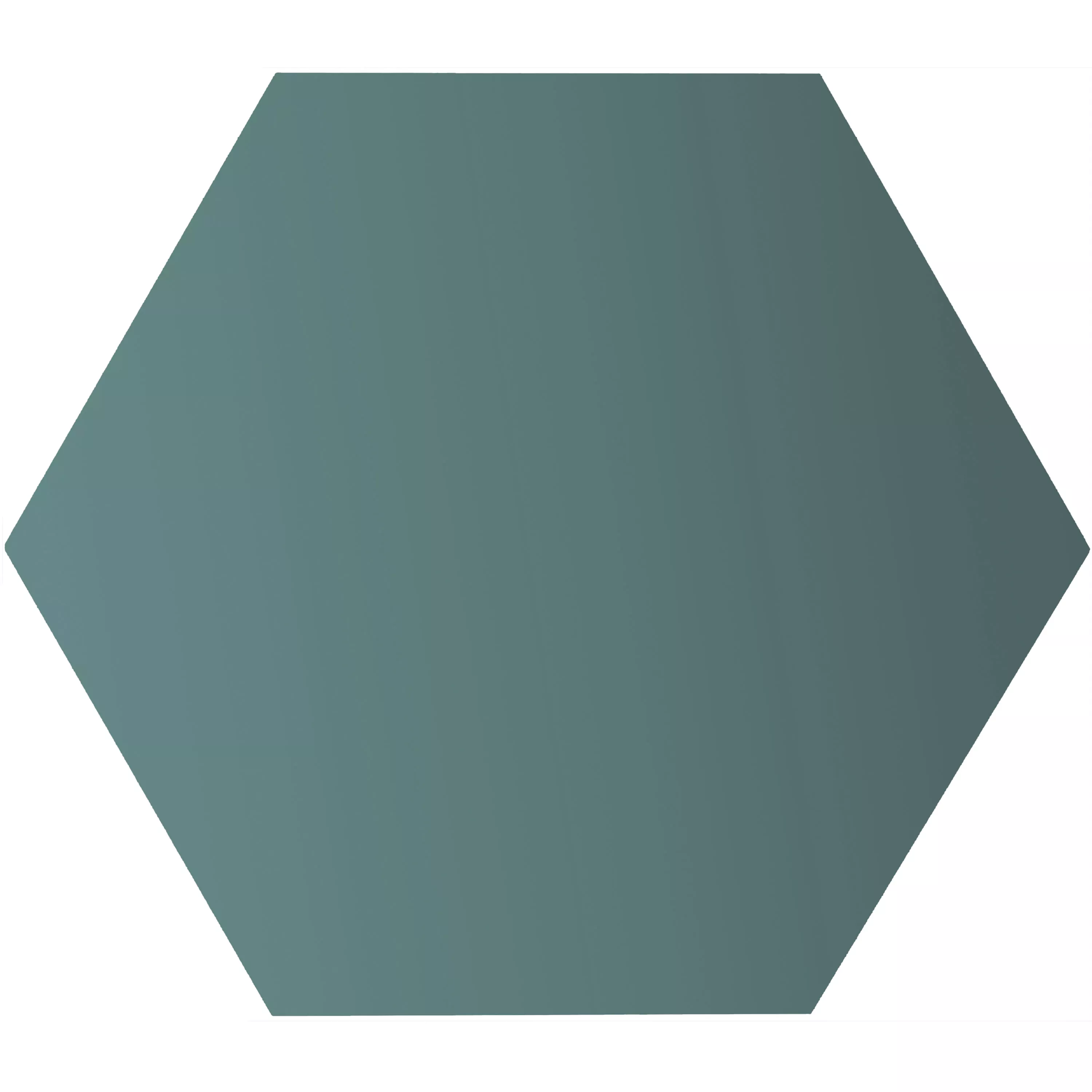 Sample Porcelain Stoneware Tiles Modena Hexagon Uni Green Hexagon