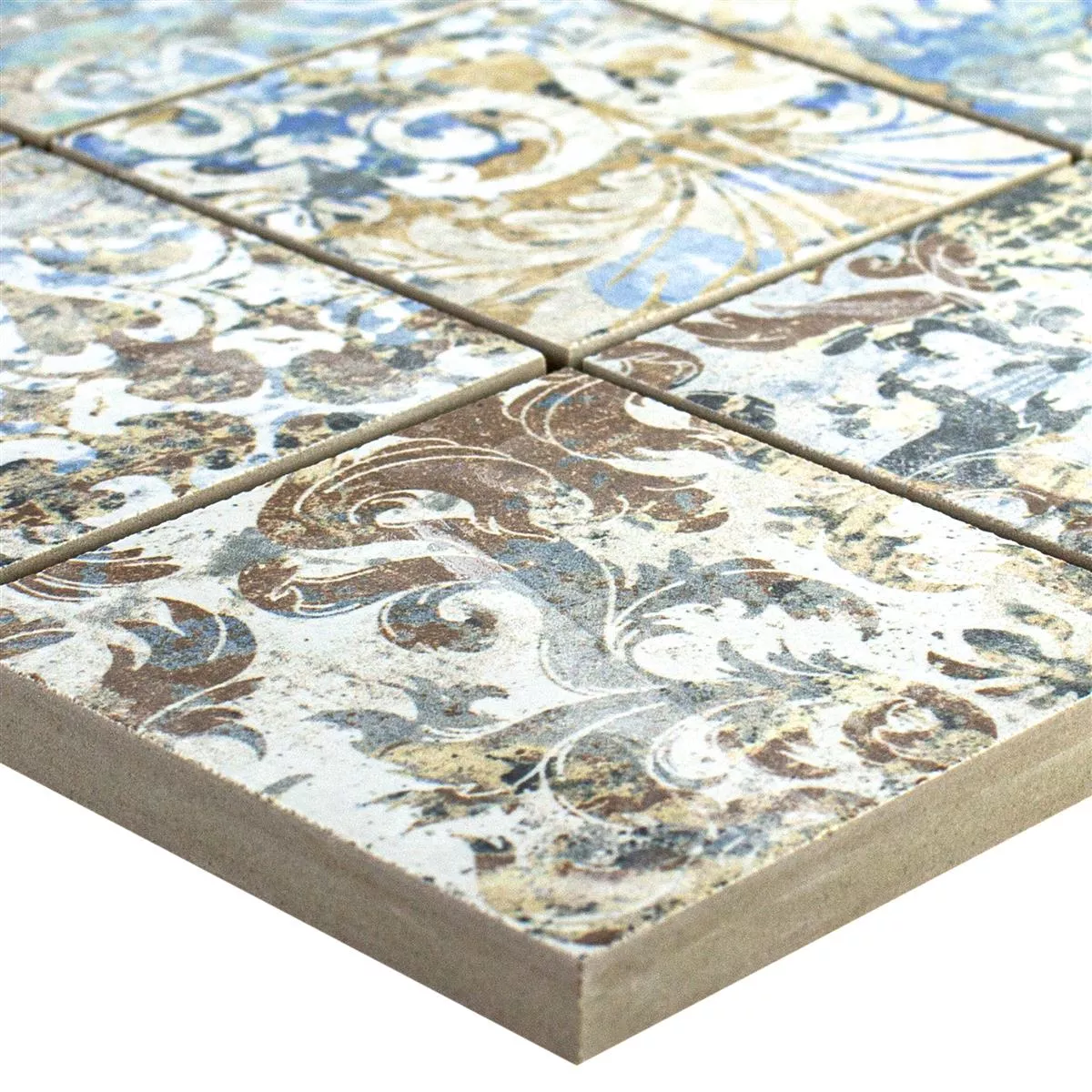 Ceramic Mosaic Tiles Patchwork Colored 71x71mm Ceramic Mosaic Tiles Patchwork Colored 71x71mm