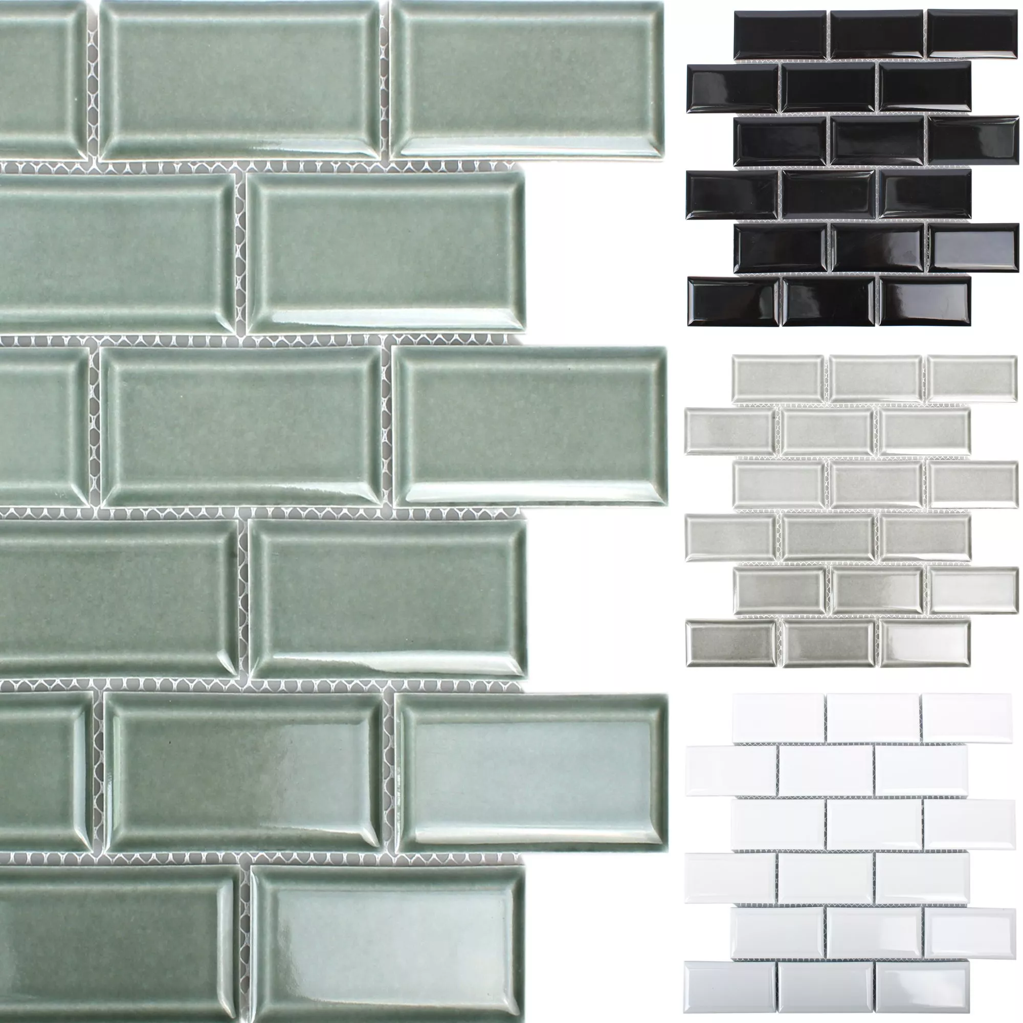 Sample Ceramic Mosaic Tiles Devon Metro Facet