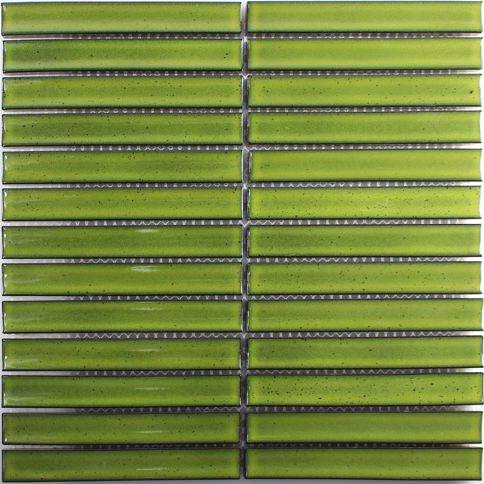 Sample Ceramic Mosaic Tiles Sticks Ontario Green