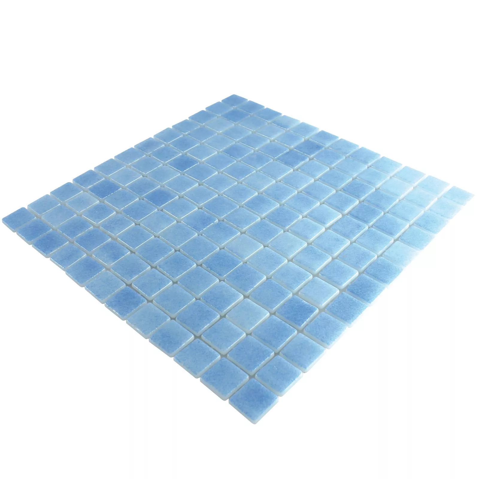 Glass Swimming Pool Mosaic Lagune R11C Light Blue