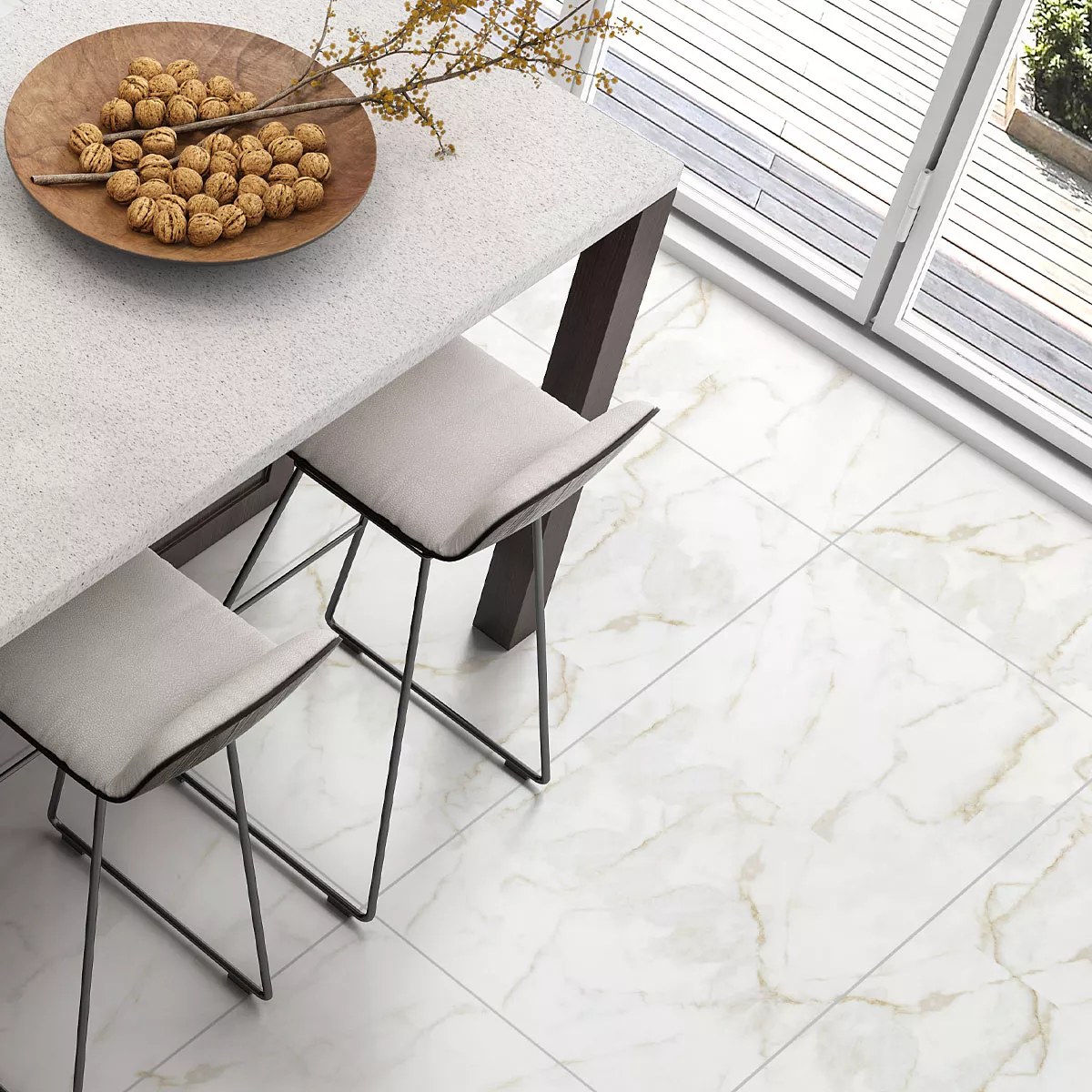 Floor Tiles Arcadia Marble Optic Mat Gold 30x60cm