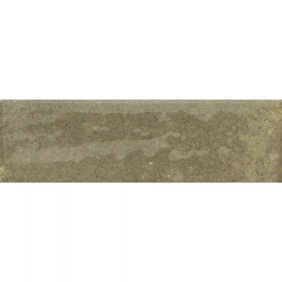 Sample Wall Tiles Arosa Glossy Waved Olive Green 6x25cm