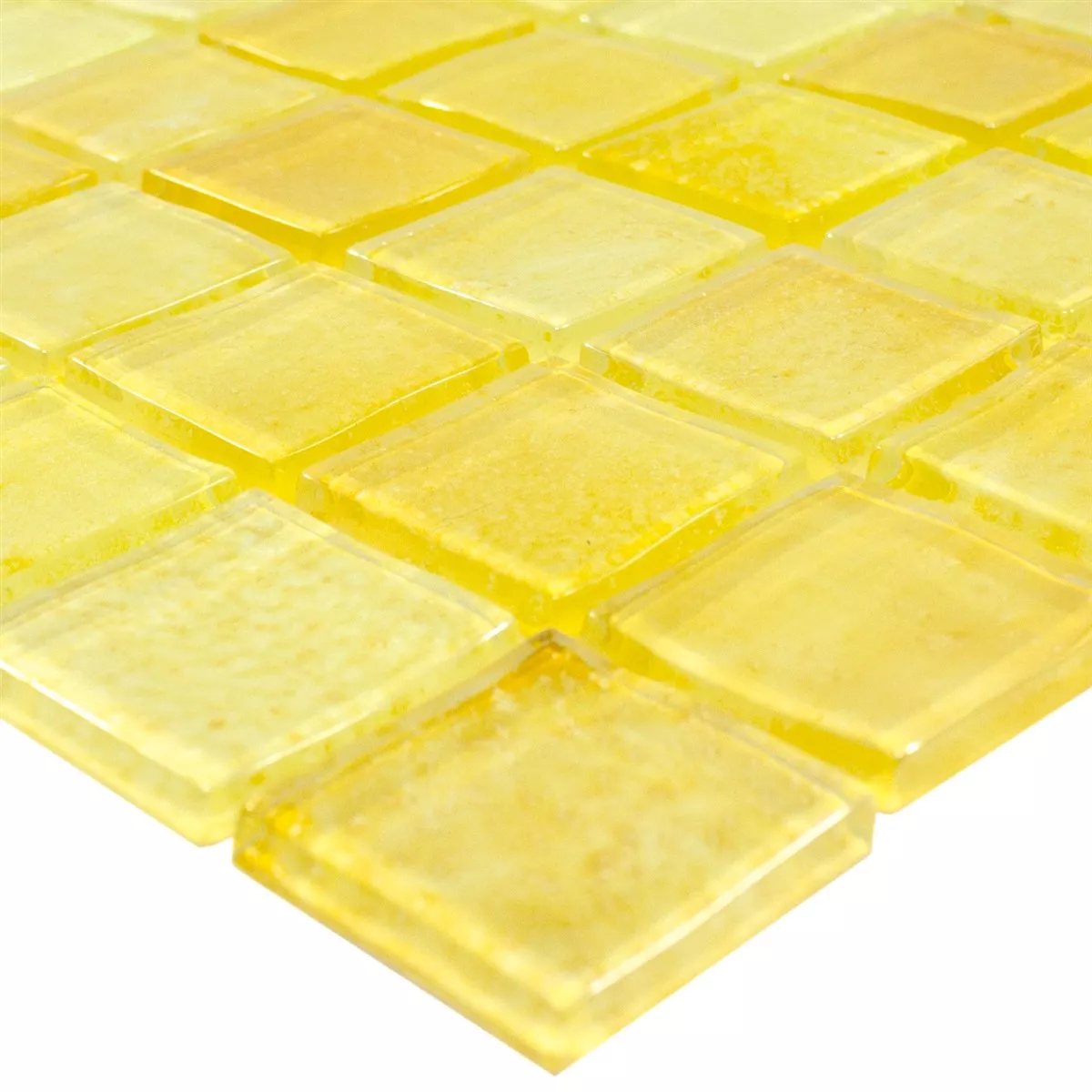 Glass Mosaic Argos Yellow 23x23x4 mm