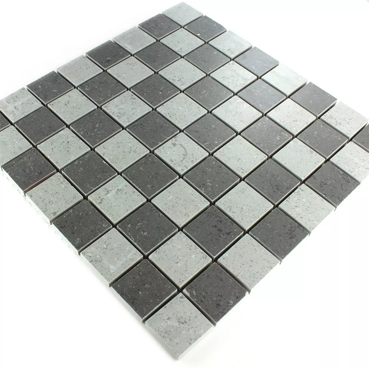 Sample Mosaic Tiles Chess Board Grey Mat