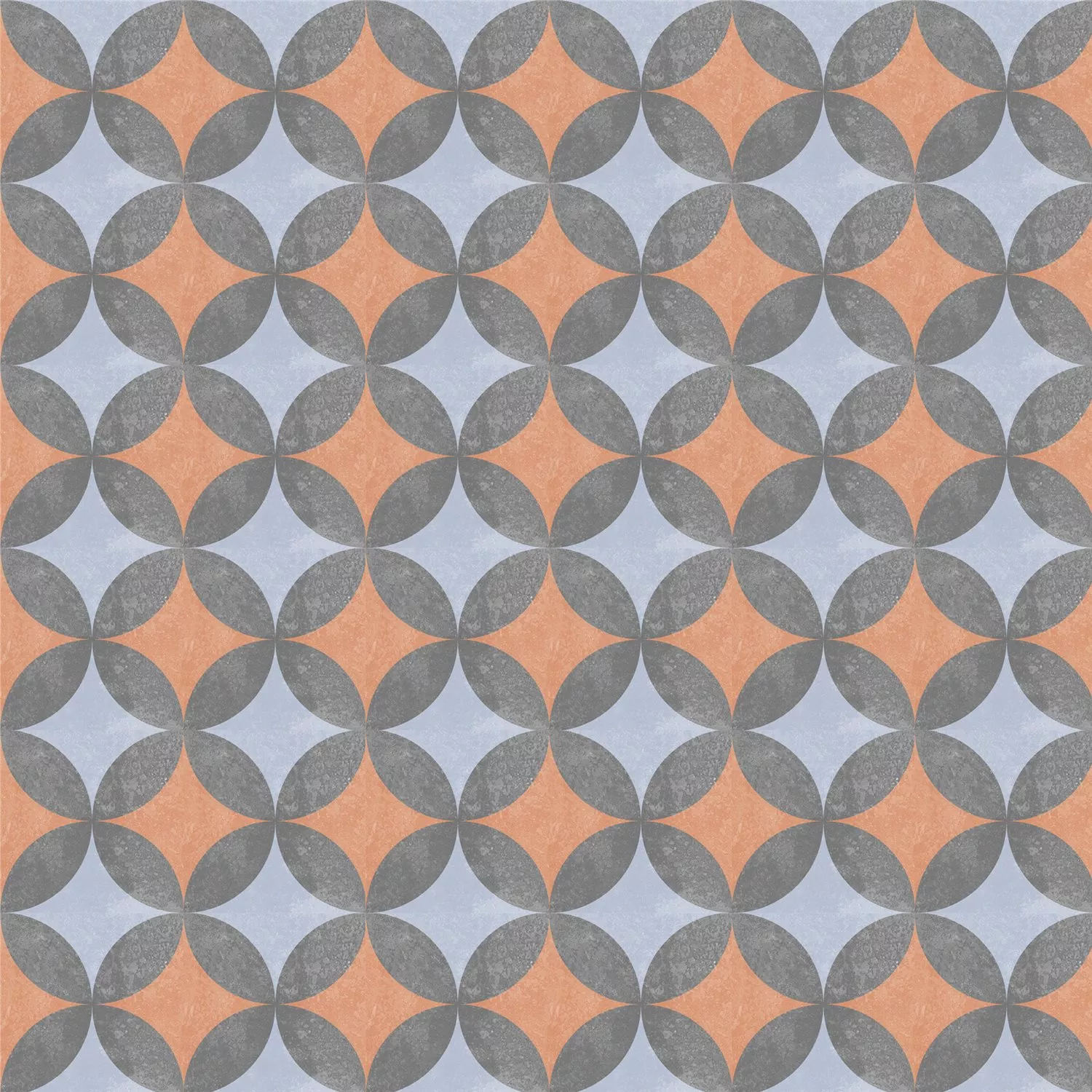 Cement Tiles Retro Optic Gris Floor Tiles Cano 18,6x18,6cm